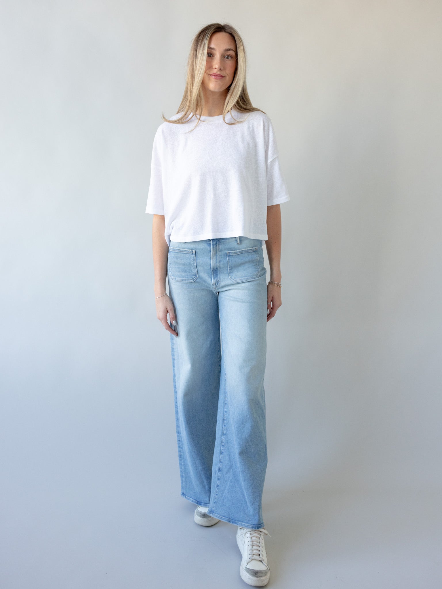 Colby Linen Tee - Soft & Breathable White Linen T-Shirt for Men & Women | Perfect for Summer, Casual Wear & Travel