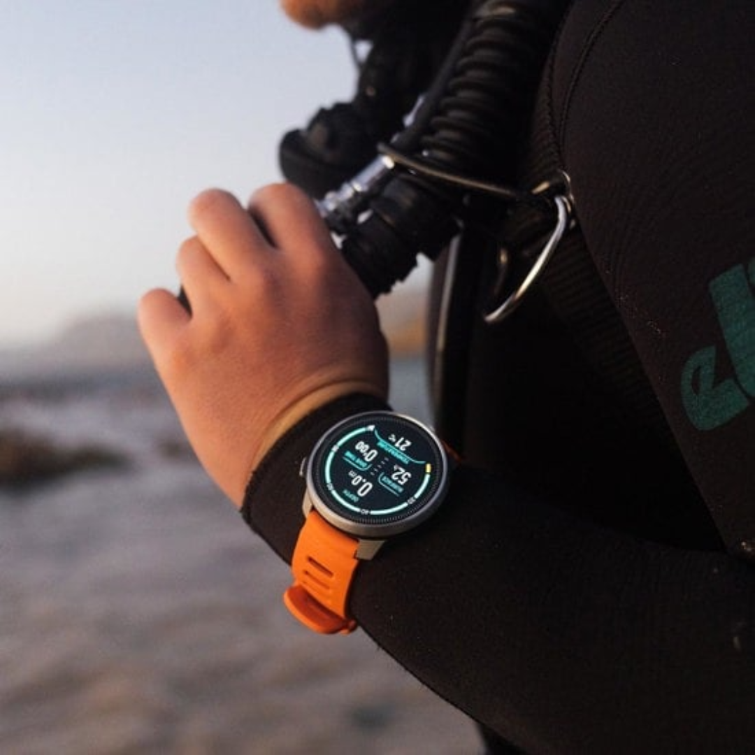 Suunto Ocean 22mm Dive 1 Silicone Strap S+M - Premium Scuba Diving Watch Band for Men & Women - Perfect for Underwater Adventures, Snorkeling, and Water Sports
