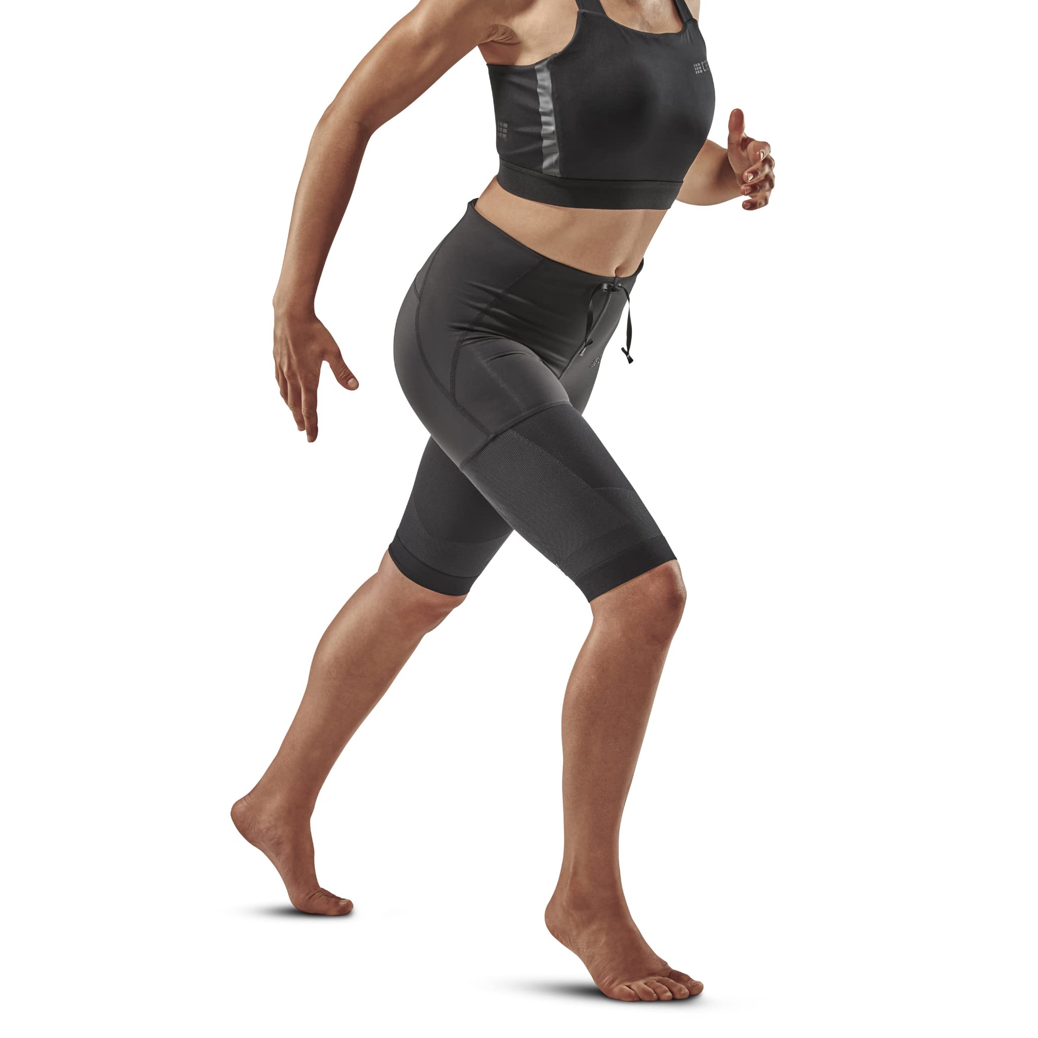 CEP Women's Compression Running Shorts - High Waist Workout Shorts for Running, Yoga & Gym - Moisture Wicking & Breathable Activewear for Women