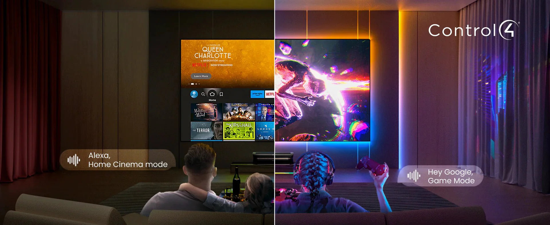 AWOL Vision LTV 3500 Pro 4K Ultra HD 3D Triple Laser Projector - Home Theater, Gaming & Outdoor Movie Nights