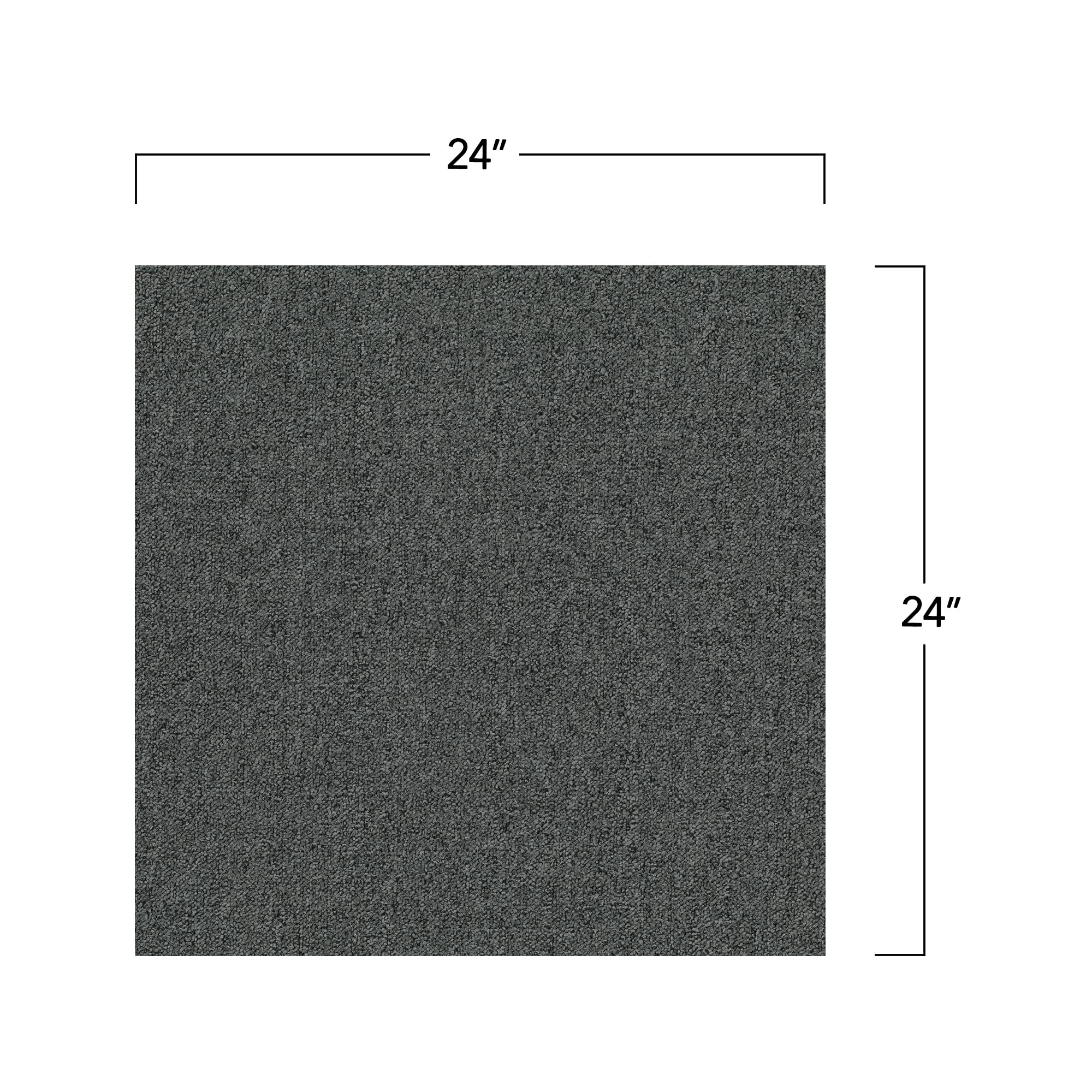 Mohawk Advance 24x24 Inch Berber Loop Pile Carpet Tiles - 0.11