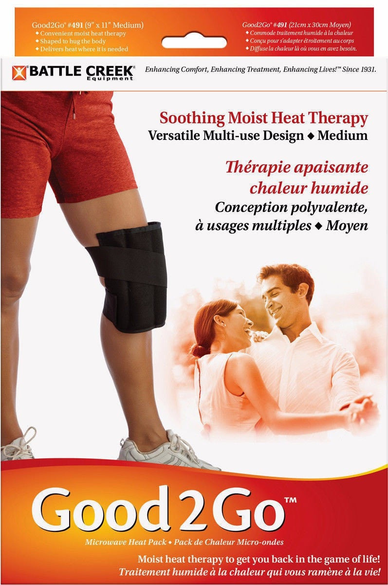 Good2Go 491 Microwaveable Moist Heat Therapy Pack for Knee Pain Relief - Medium Size 9