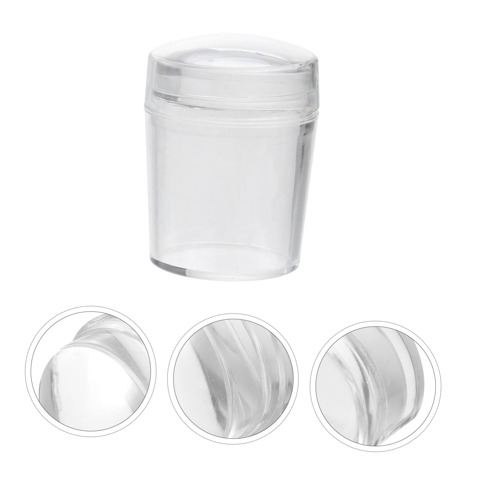 Lurrose Professional Manicure Kit - Nail Art Stamping Tools, Transparent French Tip Stamper, Silicone & Jelly Stamper for Gel Polish - Perfect for Home Nail Care & Salon Use