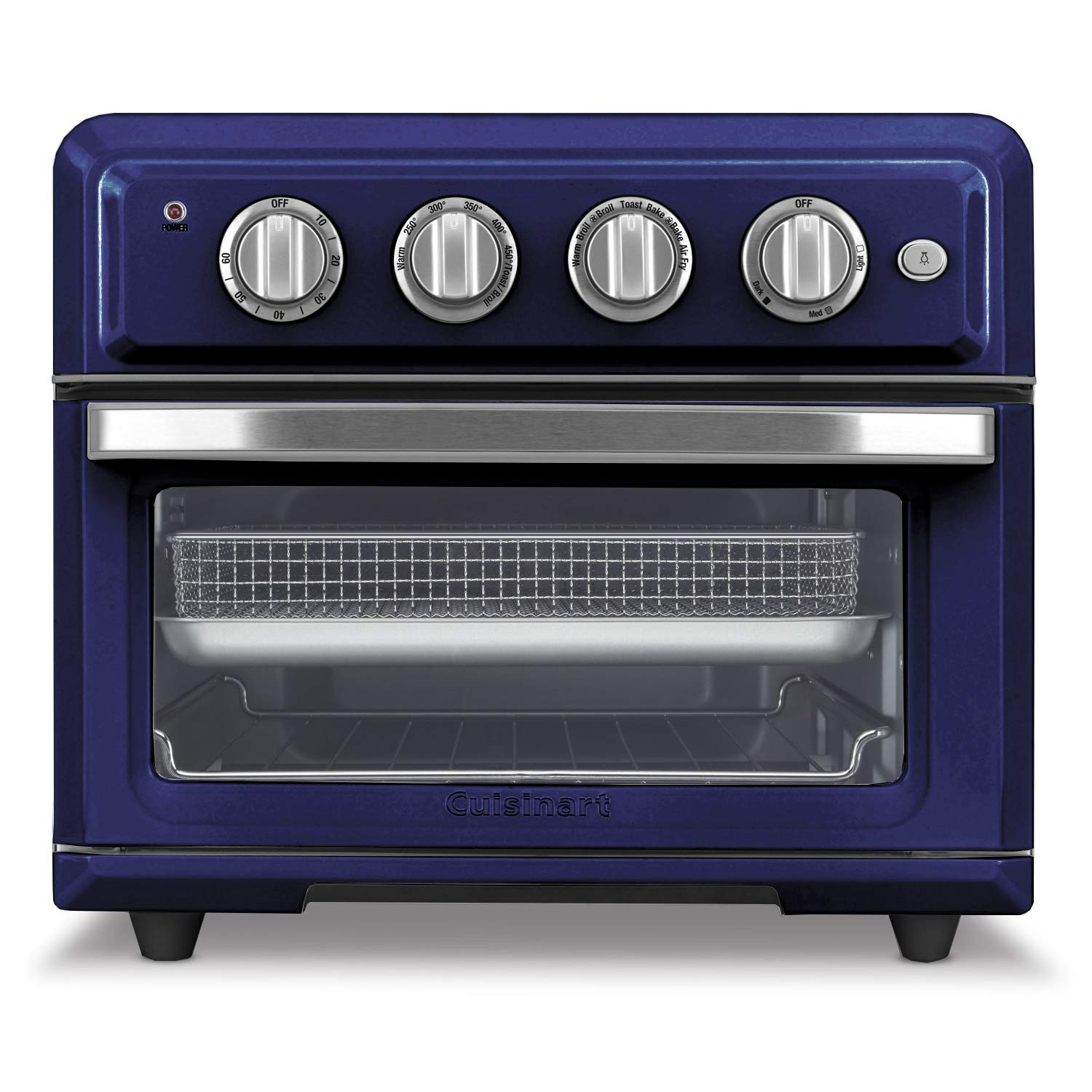 Cuisinart TOA-60 Air Fryer Toaster Oven with Convection - 6-Slice Countertop Oven, Bake, Broil, Toast & Air Fry - Perfect for Small Kitchens, Dorms & RV Cooking (Navy Blue)