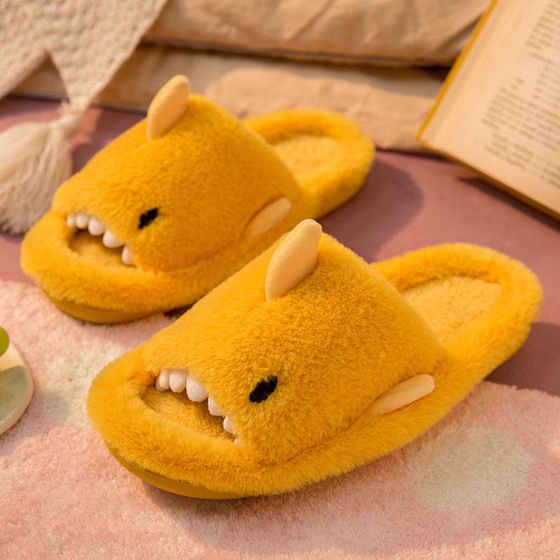 Comfy Plush Shark Slippers for Women & Men - Soft Fuzzy House Shoes with Non-Slip Sole - Perfect for Indoor, Lounge Wear & Gifts