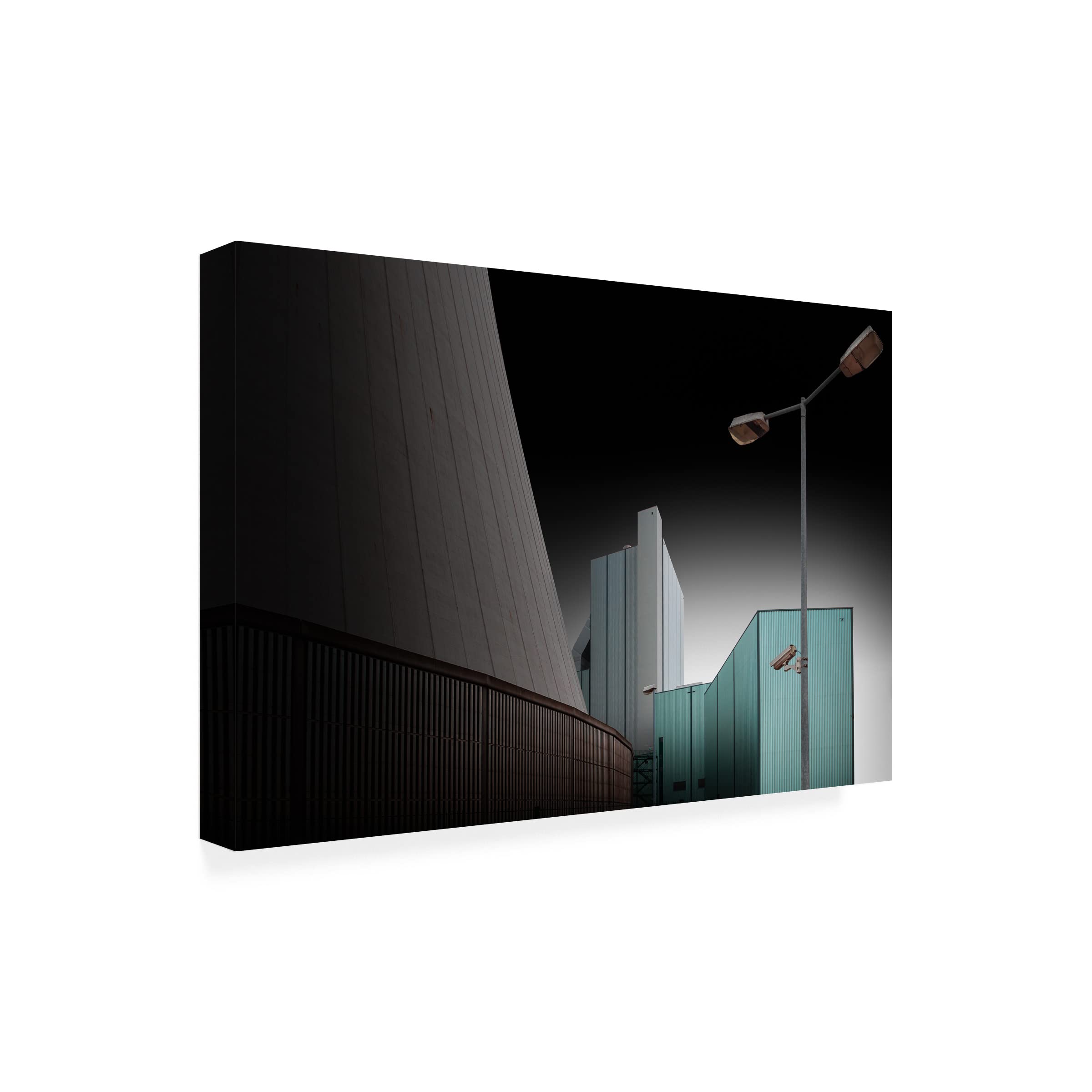 Trademark Fine Art 'Walsum' Canvas Wall Art Print by Jorg Vollrath - Modern Abstract Painting for Living Room & Office Decor