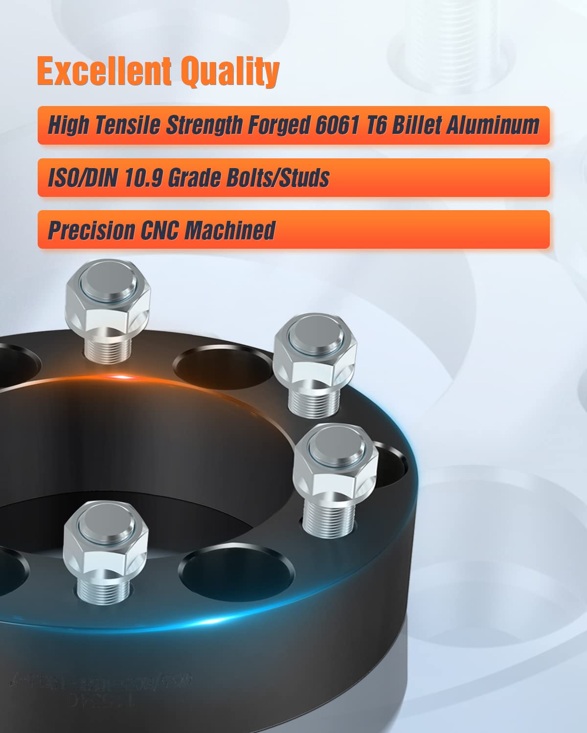 ROADFAR 8x6.5 to 8x180 Wheel Adapters 1.5