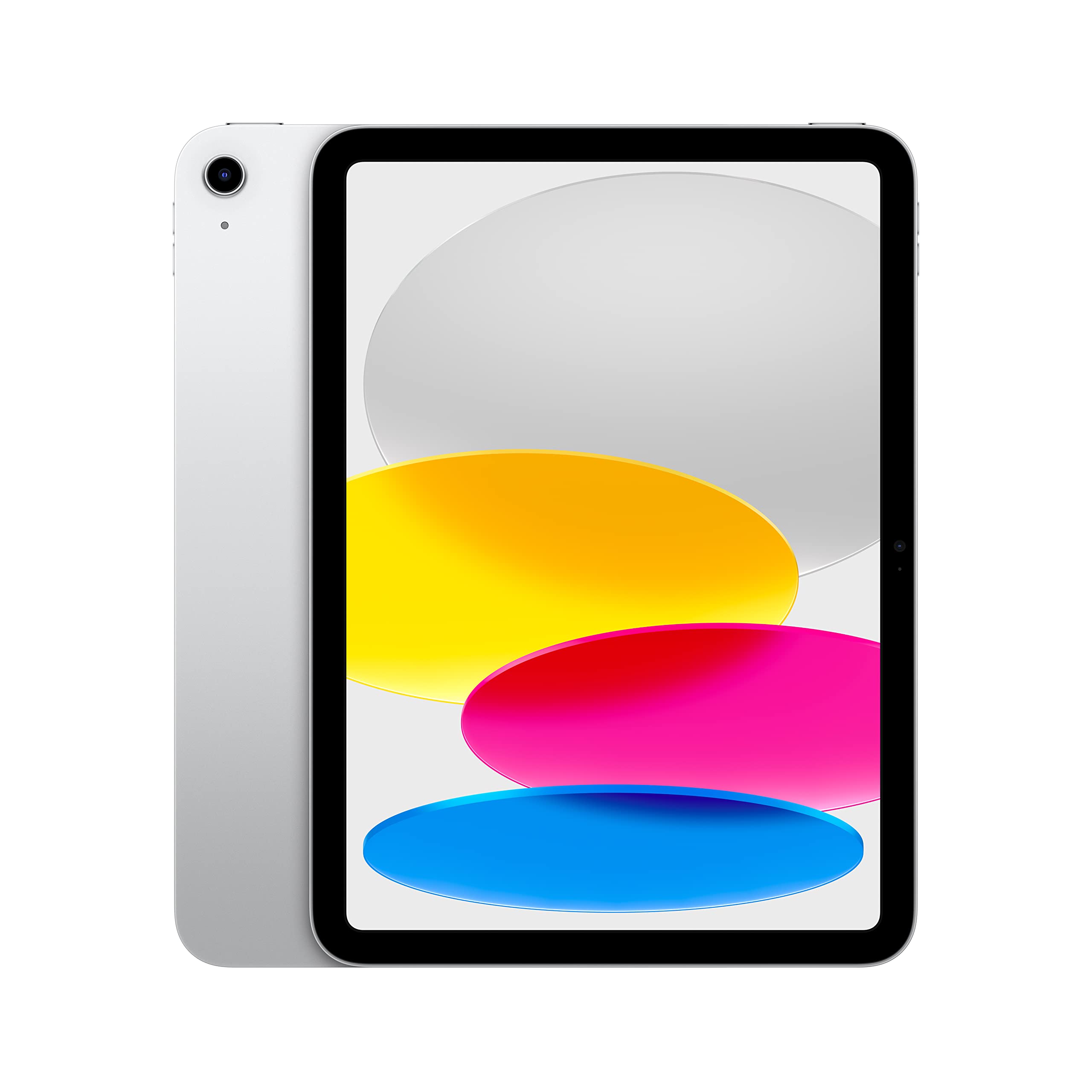 2022 Apple iPad 10.9-inch Wi-Fi 256GB Silver (Renewed) - Perfect for Work, School & Entertainment | Fast Performance & Stunning Display