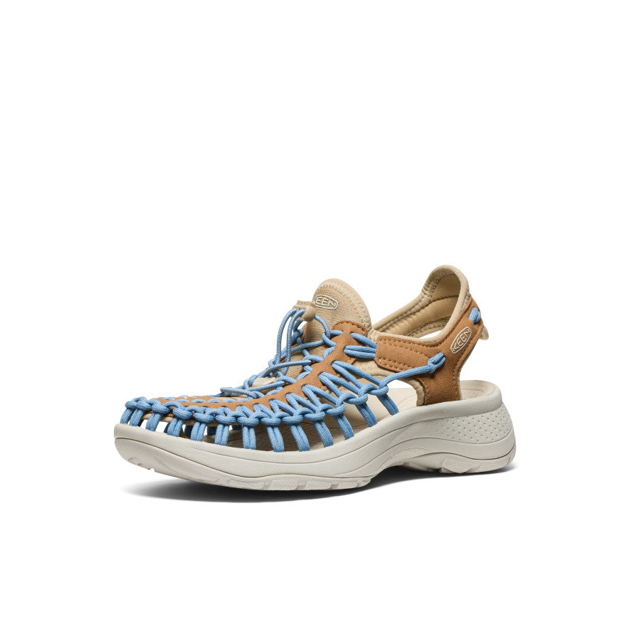 Women's UNEEK Astoria Sandals | Chipmunk/Faded Denim | Comfortable Outdoor Walking Shoes for Beach, Travel & Summer Activities
