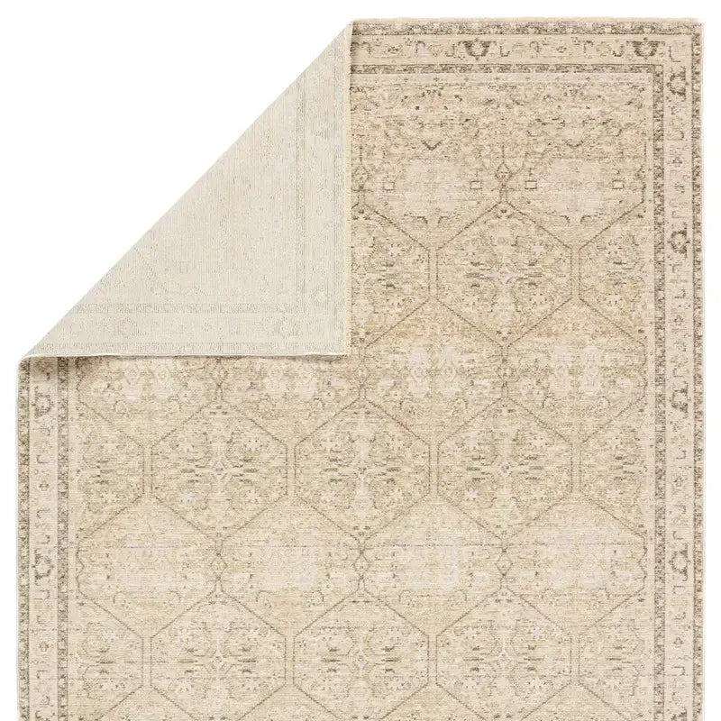 Jaipur Living Solene Lethia Area Rug - Soft Bohemian Style Handmade Wool Rug for Living Room, Bedroom & Home Decor