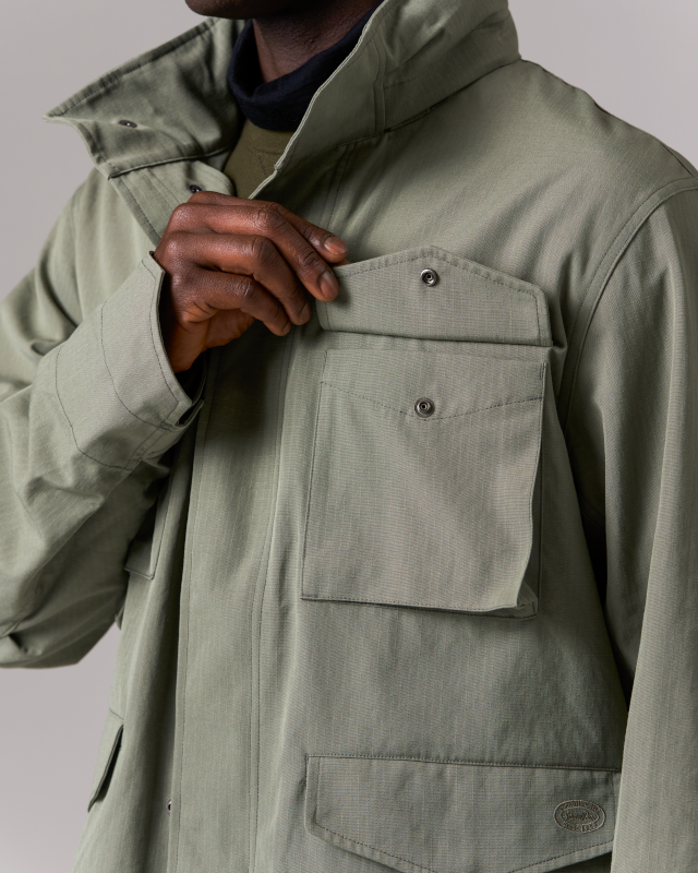 Takibi Ripstop Field Jacket - Lightweight Waterproof Outdoor Jacket for Hiking, Camping & Travel | Men's Windbreaker Raincoat