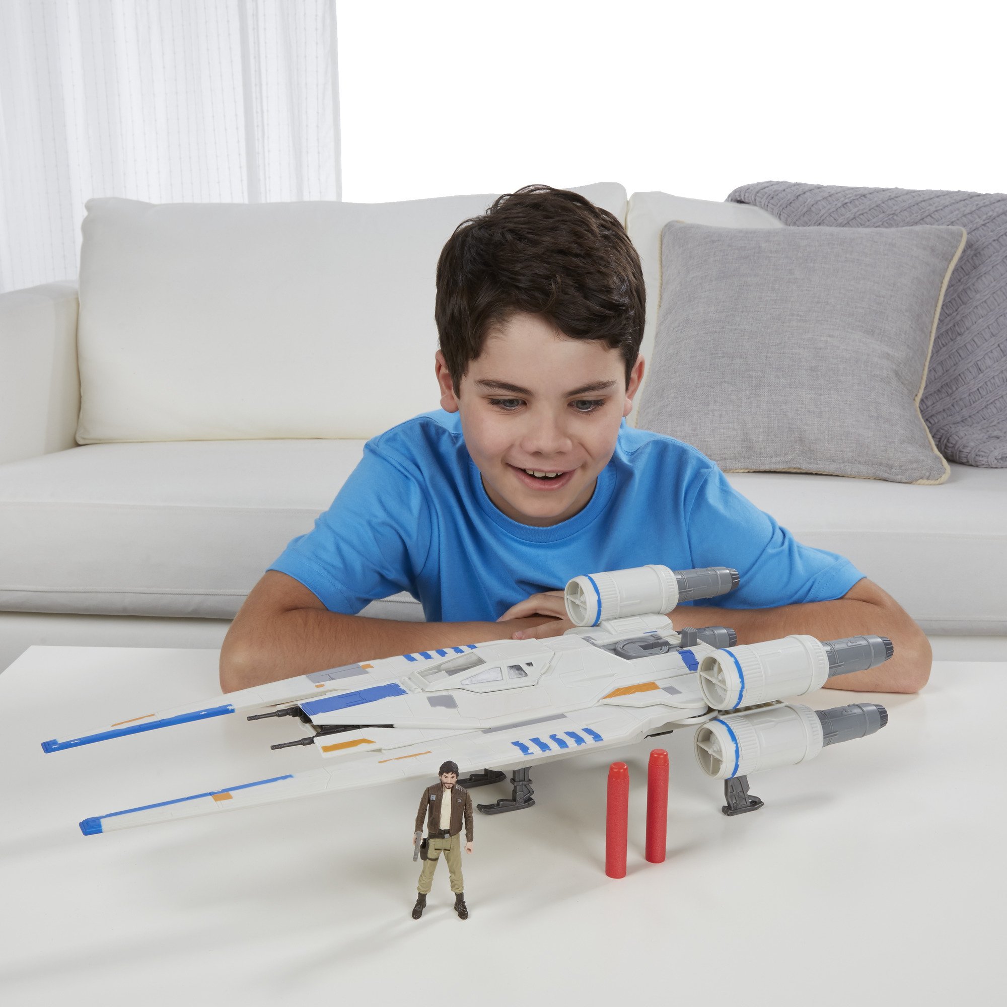 Star Wars Rogue One Rebel U-Wing Fighter Toy - Collectible Model Spaceship for Kids & Adults - Perfect for Display, Play & Star Wars Themed Parties