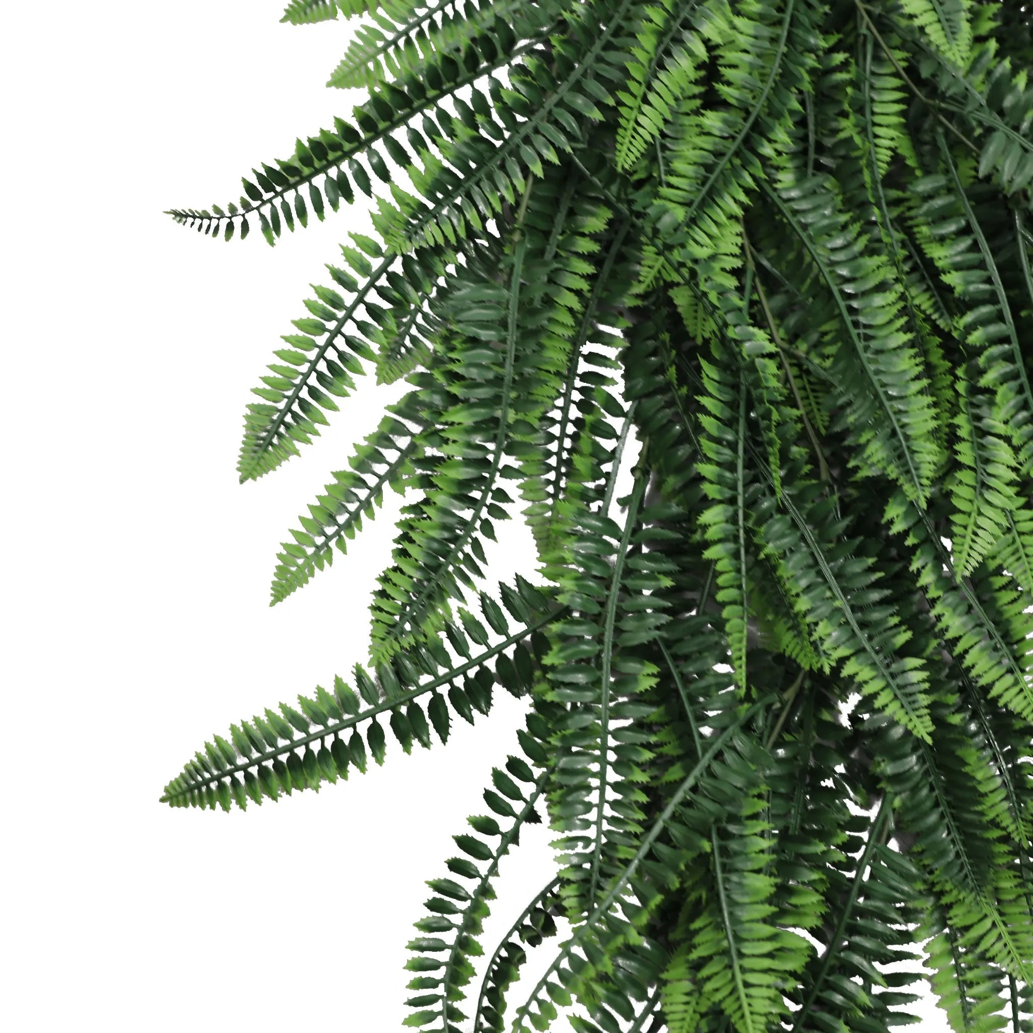 UV Resistant & Fire Rated Artificial Hanging Boston Fern Garland - 27cm x 84cm - Perfect for Indoor/Outdoor Decor, Wedding Centerpieces & Home Styling