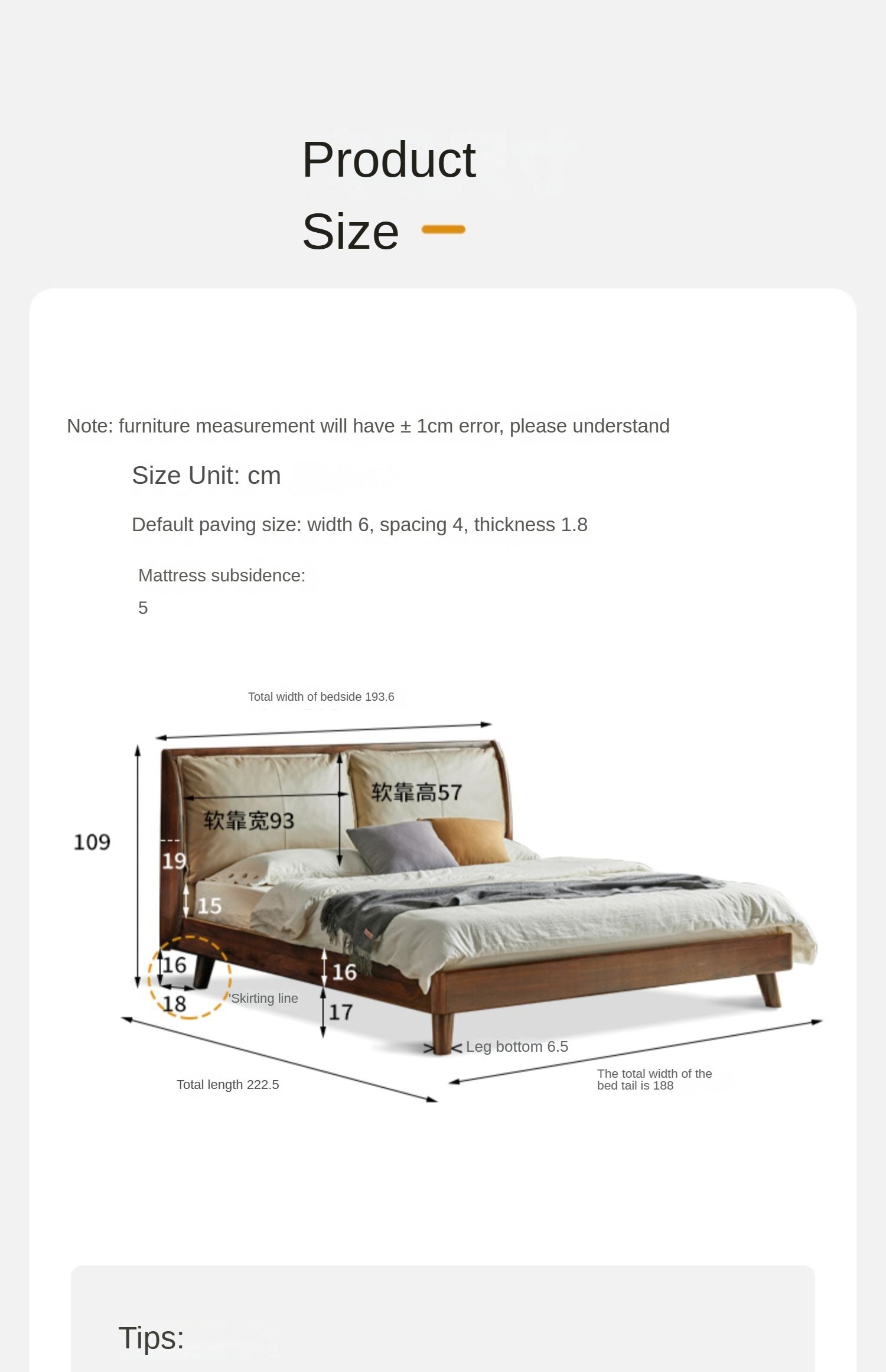Premium Black Walnut Solid Wood Leather & Tech Fabric Bed Frame - Modern Platform Bed for Master Bedroom, Guest Room & Dormitory