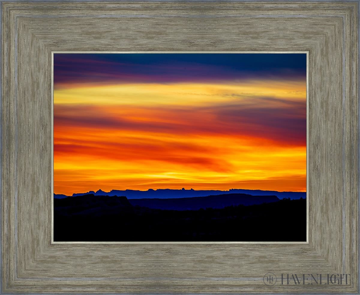 Stunning Desert Sunset at Arches National Park Utah - Perfect Wall Art for Home & Office Decor | Nature Photography Print for Living Room, Bedroom, or Gift