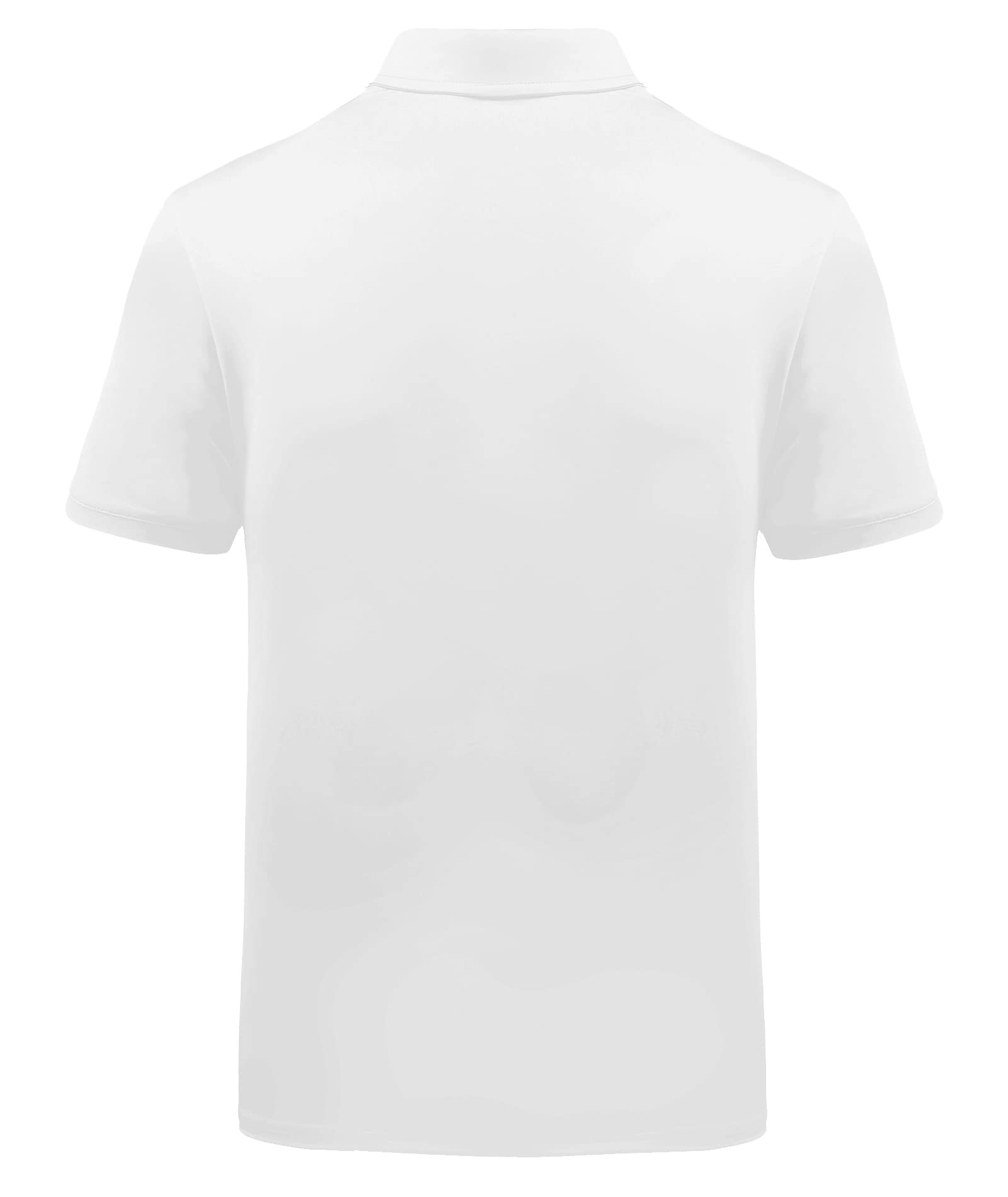 Men's Lightweight Short Sleeve Golf Polo Shirt - Breathable Moisture Wicking Casual T-Shirt for Golf, Tennis & Outdoor Activities