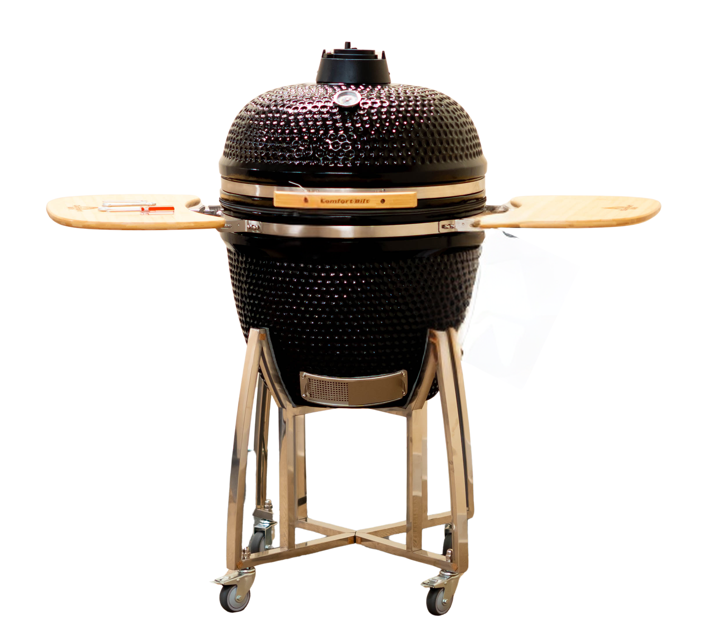 23 COALS by Comfortbilt Kamado Grill - Premium Black Ceramic Charcoal Grill for Outdoor BBQ, Smoking & Grilling | Perfect for Backyard, Patio & Camping