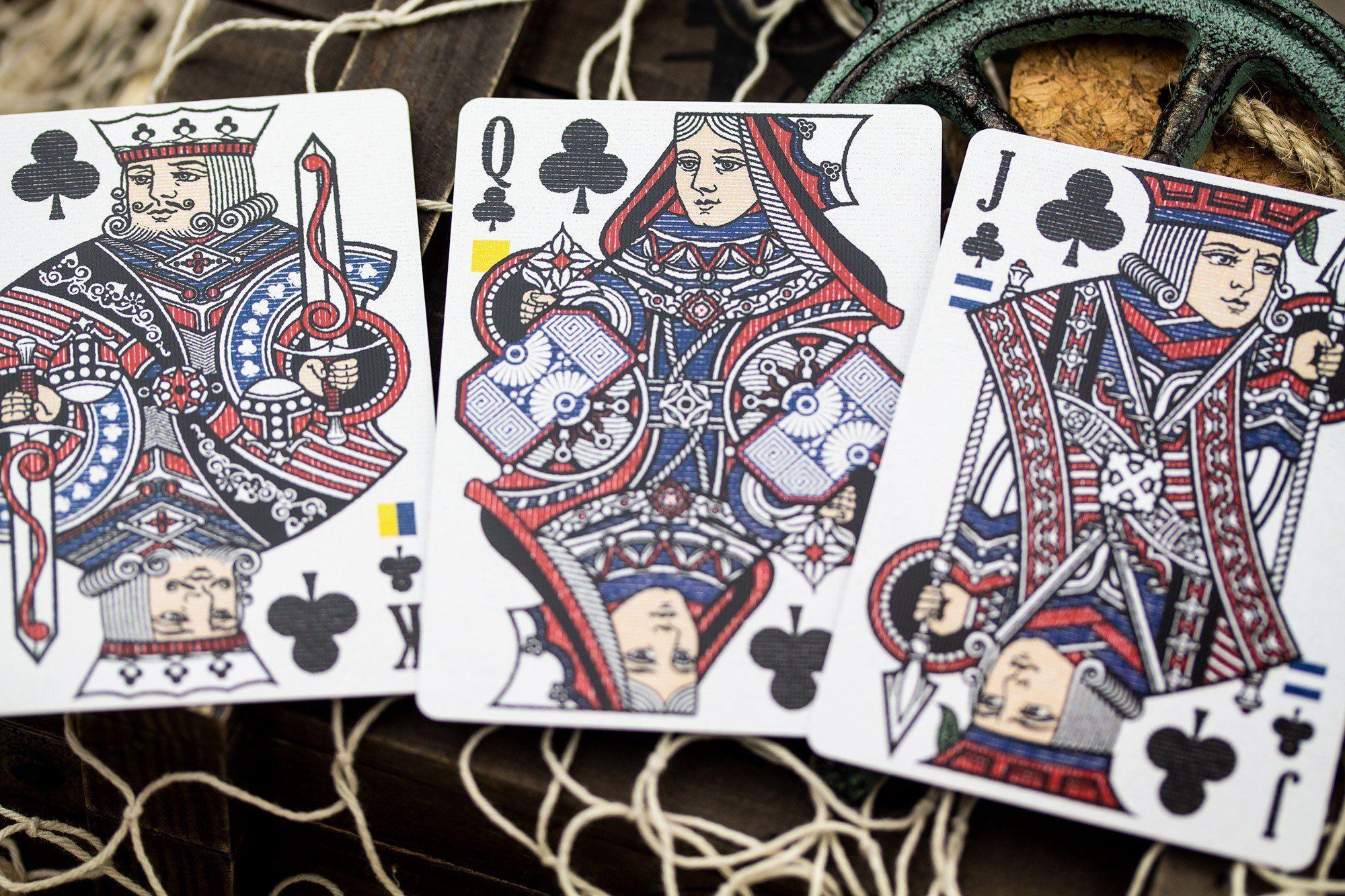 Kings Wild Project Old Ironsides Playing Cards - Premium Collectible Deck for Card Games, Magic Tricks & Poker Nights