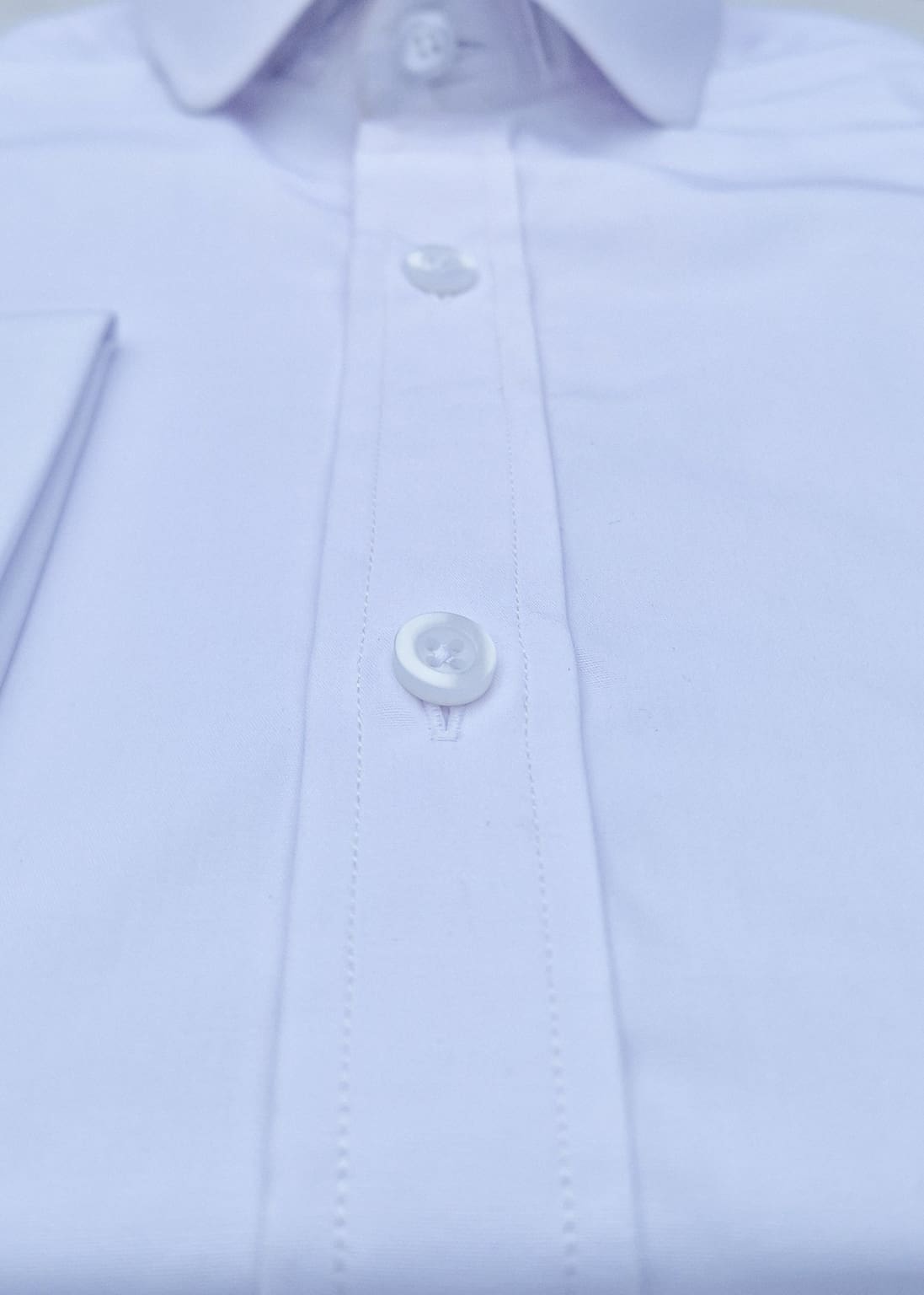 Barucci Men's Penny Round Collar White Double Cuff Dress Shirt | Formal & Business Attire for Office, Wedding & Special Occasions