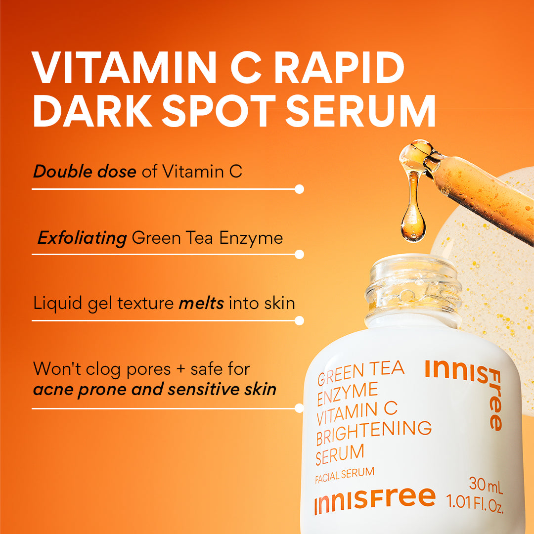 Best Vitamin C Serum Duo for Brightening & Anti-Aging - Glowing Skin Care Set for Day & Night Use