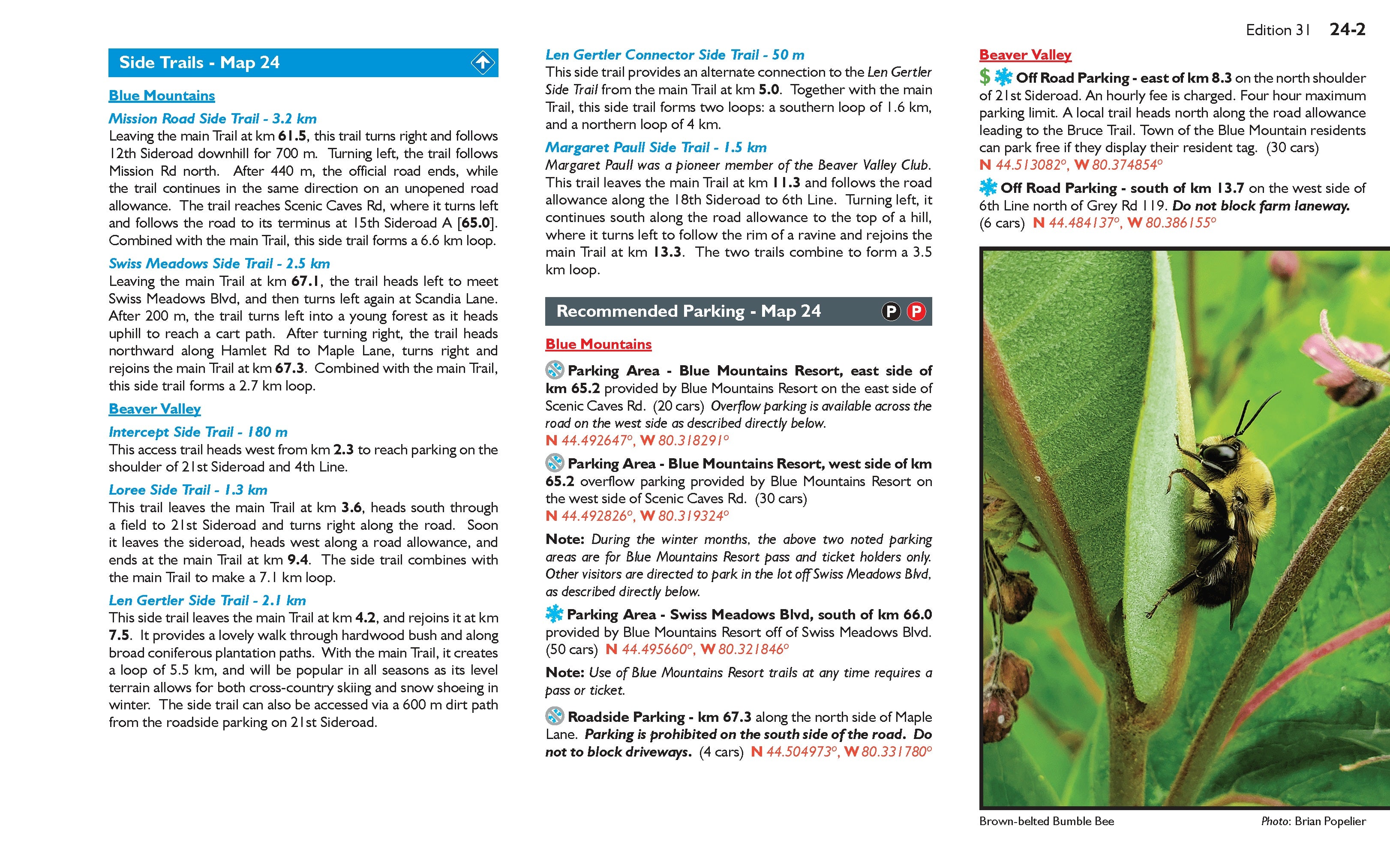 Bruce Trail Reference 31st Edition - Official Hiking Guide for Ontario's Bruce Trail | Perfect for Outdoor Enthusiasts & Nature Explorers