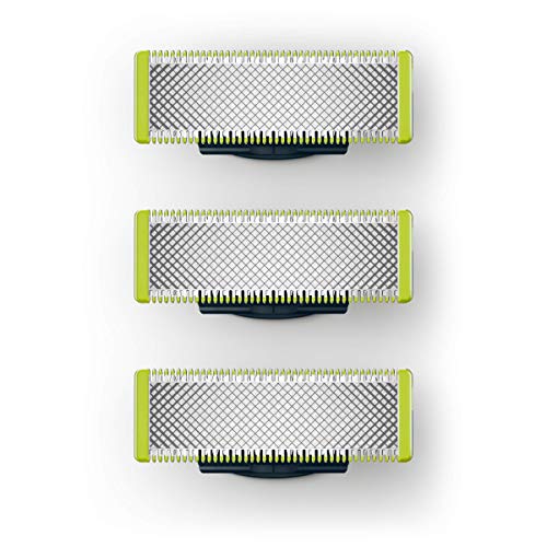 Philips OneBlade Replacement Blades 3-Pack - QP230/50 - 1 Year Supply - Compatible with All OneBlade Trimmers for Face, Body & Head Grooming