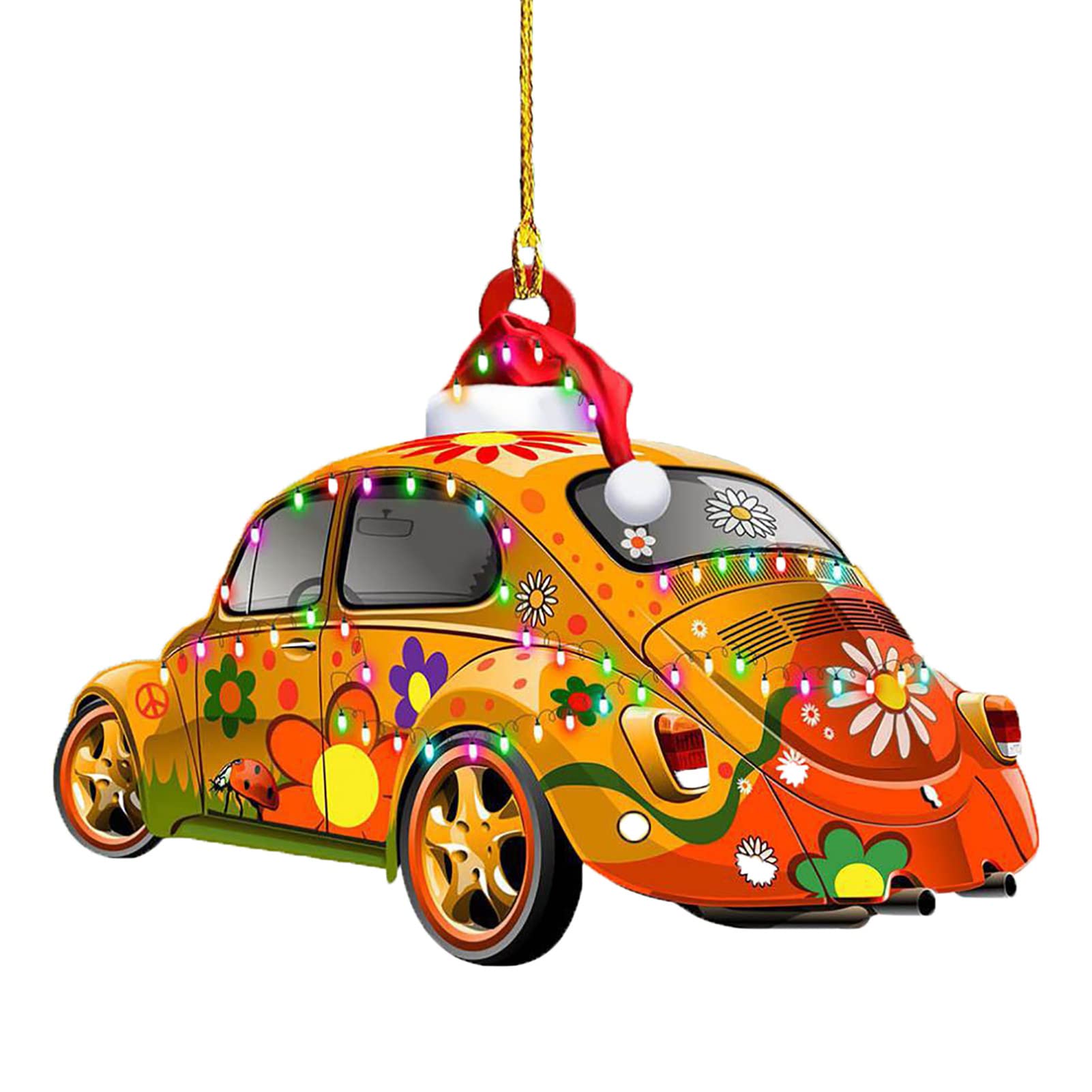 CHENMU Christmas Tree Decorations - 24-Piece Hanging Ornament Set with Airplane & Car Designs | Perfect for Xmas Tree, Home, Party & Gift Giving | Grinch-Themed Holiday Decor for Indoor & Outdoor Use