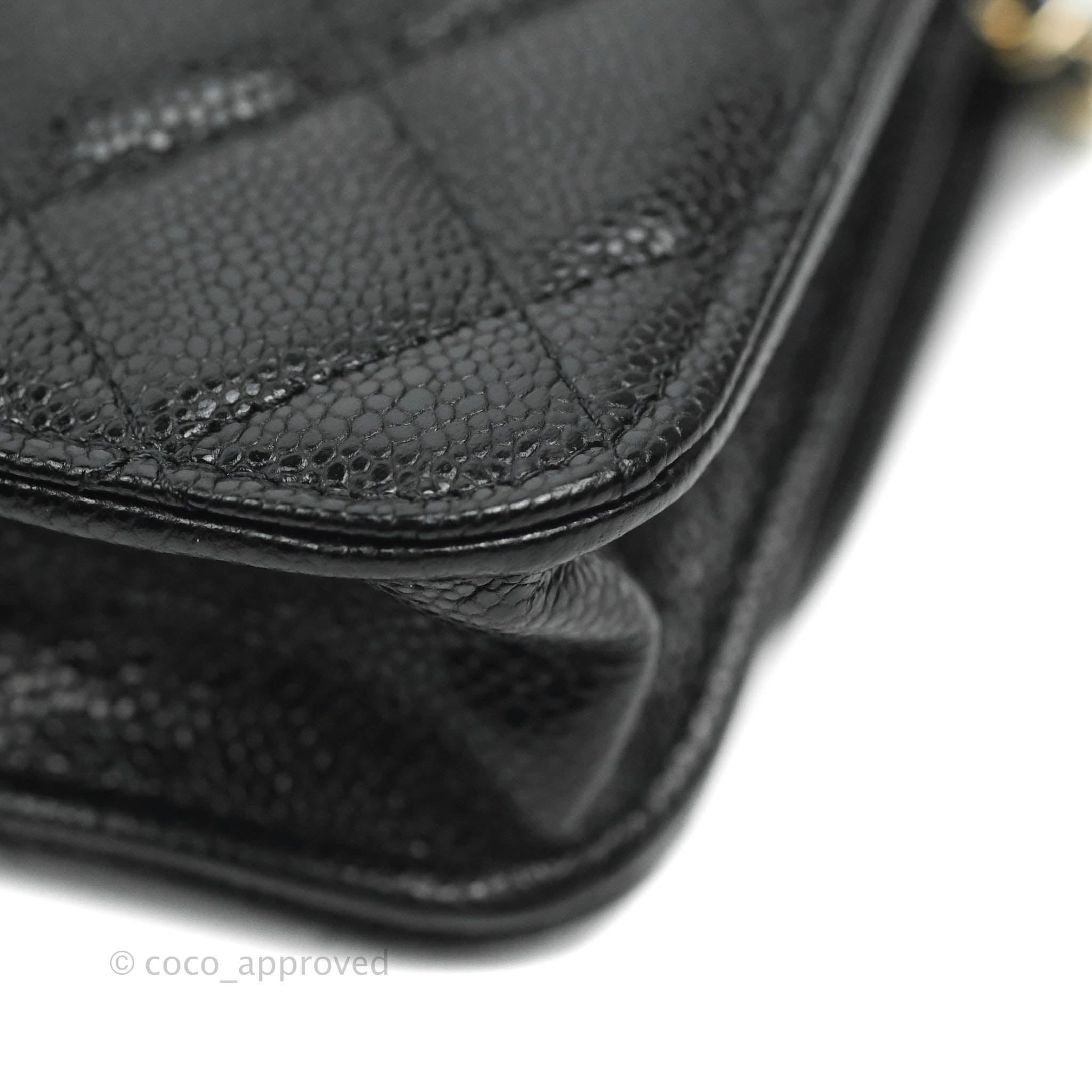 Chanel Business Affinity Clutch with Chain - Black Caviar Leather & Gold Hardware - Perfect for Work, Evening Events & Luxury Gift Giving