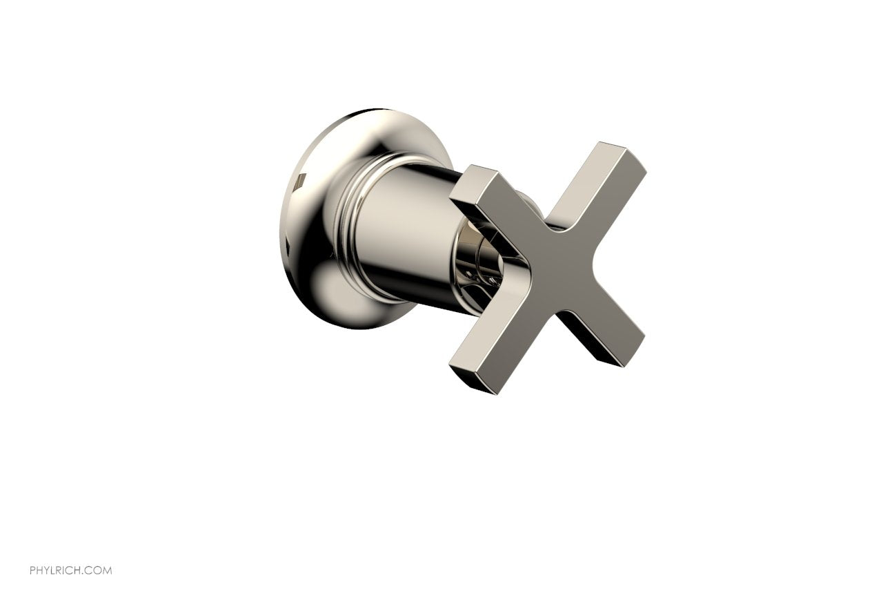 HEX MODERN 501-35 Volume Control Diverter Trim with Cross Handle - Bathroom & Kitchen Faucet Accessory for Sink and Shower