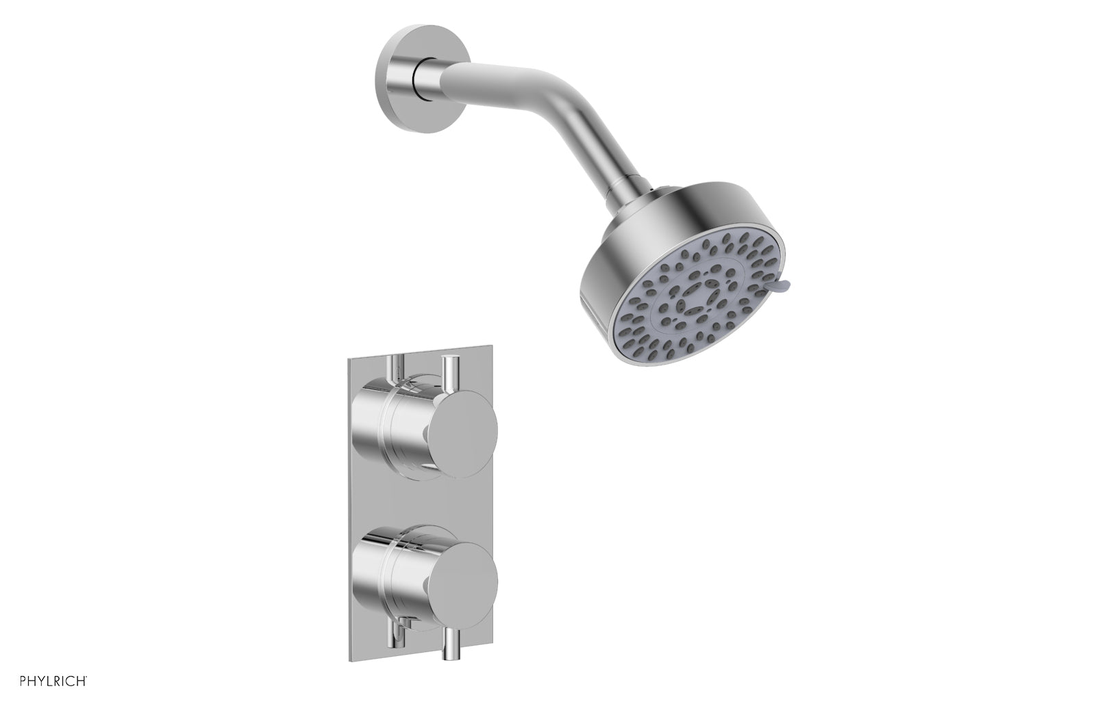 BASIC II Water-Saving Thermostatic Shower Set with Volume Control - 230 30 - Perfect for Eco-Friendly Bathrooms & Modern Home Renovations