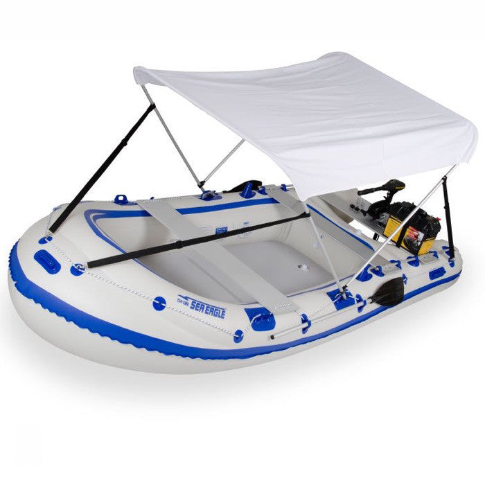 Sea Eagle Wide Canopy for Inflatable Boat - Sun Shade & Rain Protection for Kayak, Fishing, and Boating Adventures