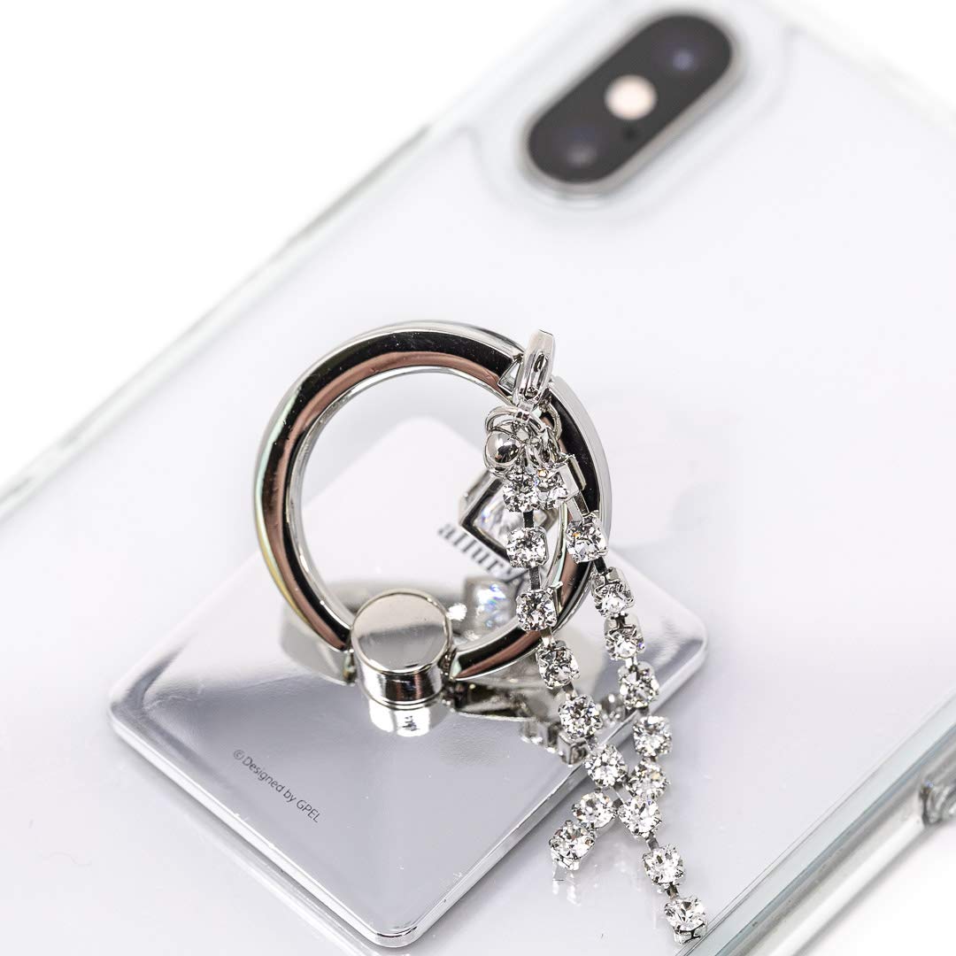 Belita Crystal Phone Ring Holder - 360° Rotating Finger Grip Stand for Smartphones | Perfect for Watching Videos & Selfies