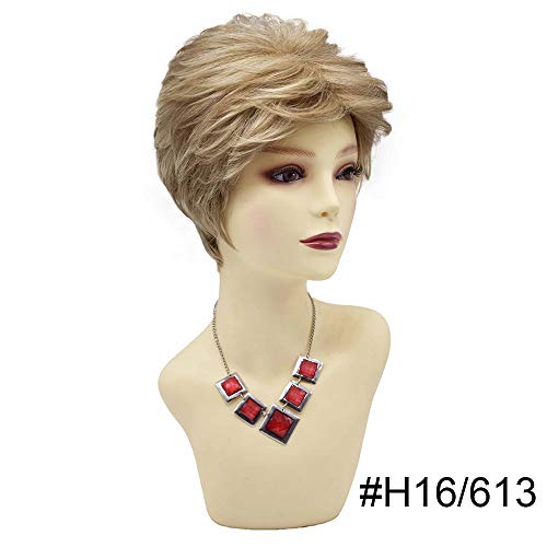 H16/613# Dark Ash Blonde & Light Bleach Blonde