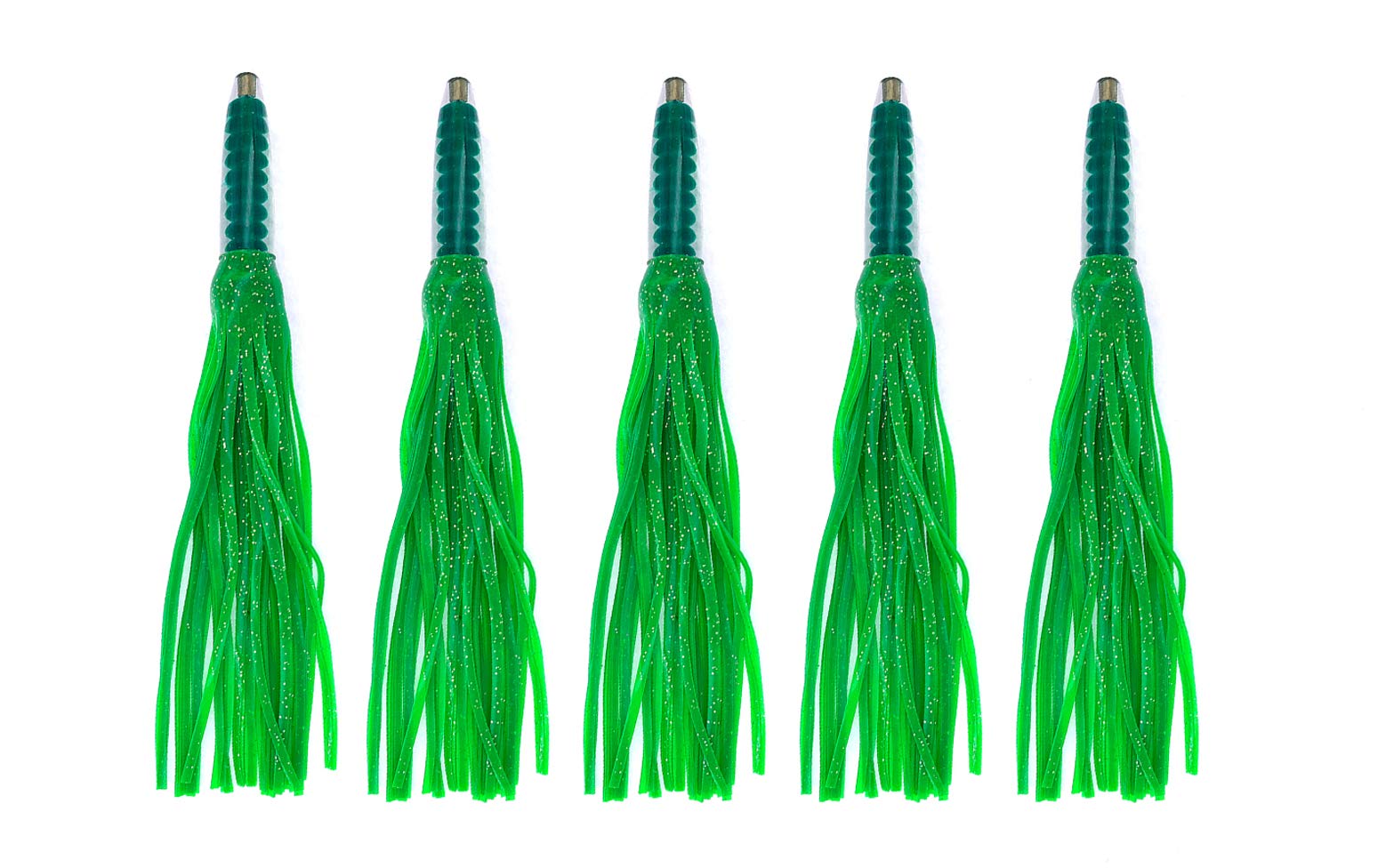 Sanhu 12 Inch Green Machine Fishing Lures - Unrigged Soft Plastic Baits - 5 Pack for Bass, Walleye, and Trout - Perfect for Freshwater and Saltwater Fishing