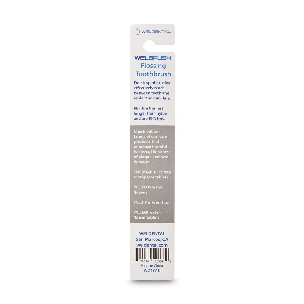 Soft Bristle Toothbrushes for Sensitive Teeth - Gentle Flossing & Gum Care - Gray (4-Pack) - Ideal for Travel, Home & Office Use