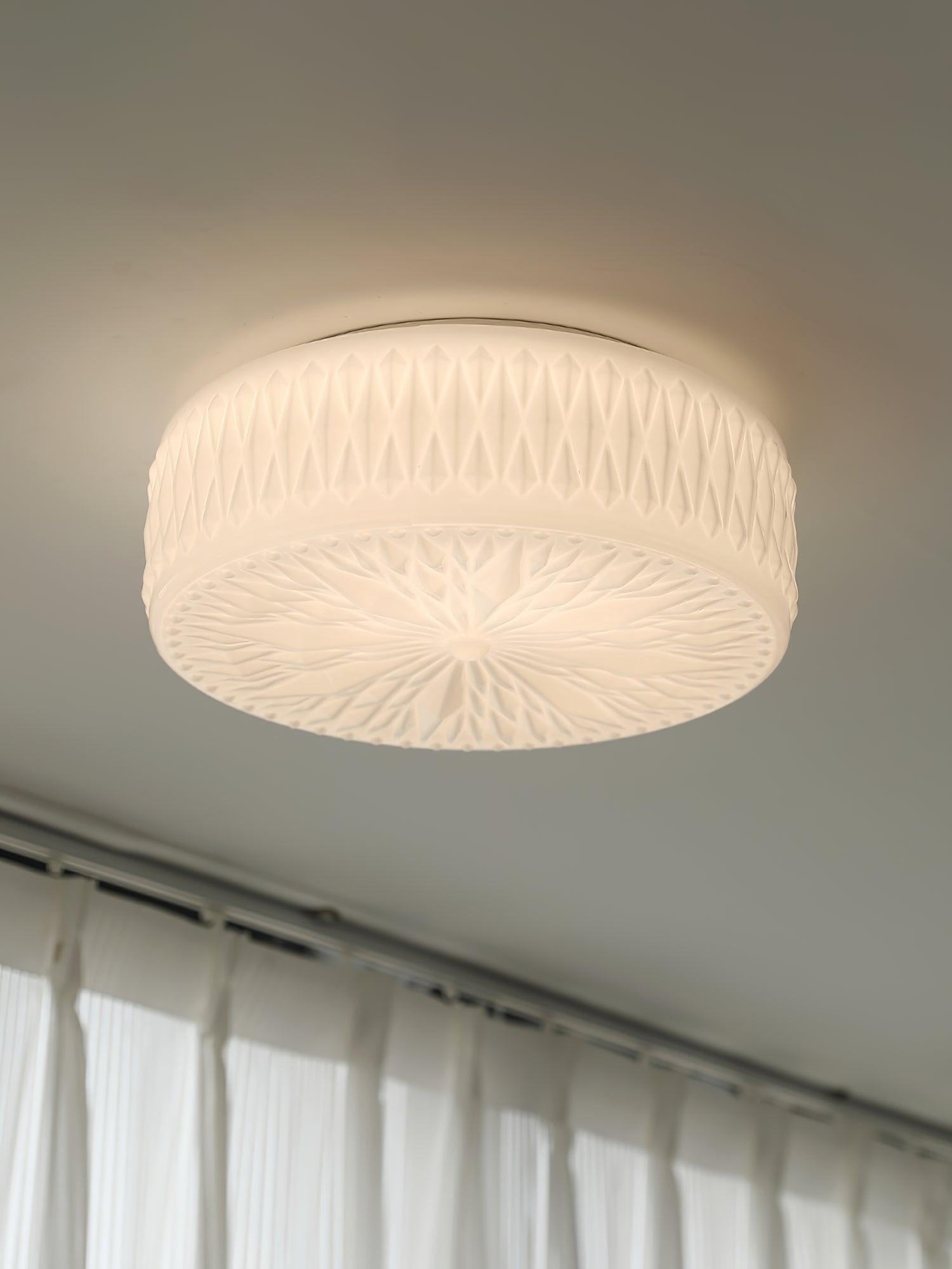 Adler Ceiling Light Fixture - Modern LED Flush Mount Lighting for Bedroom, Living Room & Kitchen - Energy Efficient Indoor Home Decor