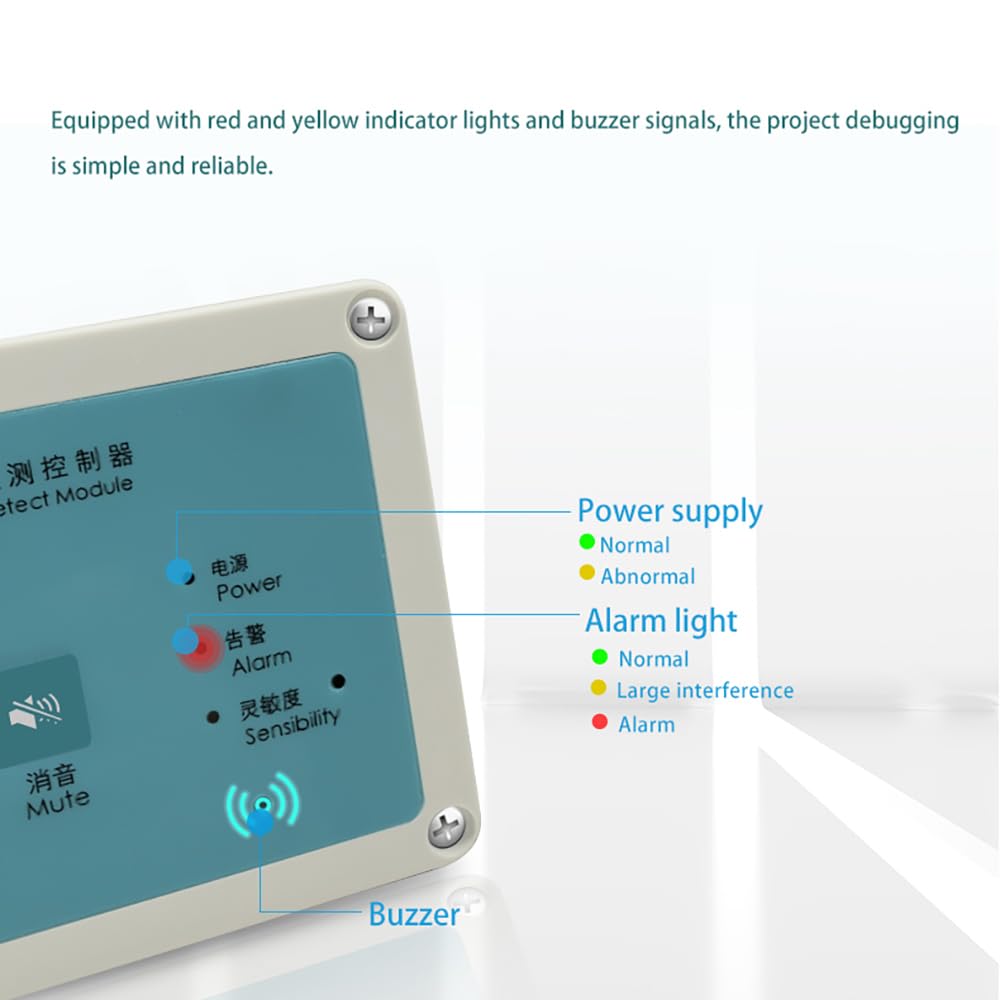 Zone Water Leak Detector with 5m Sensor Cable - Smart Home Water Alarm for Basement, Bathroom & Kitchen - Early Flood Detection System for Pipe Leaks & Appliance Overflow Protection