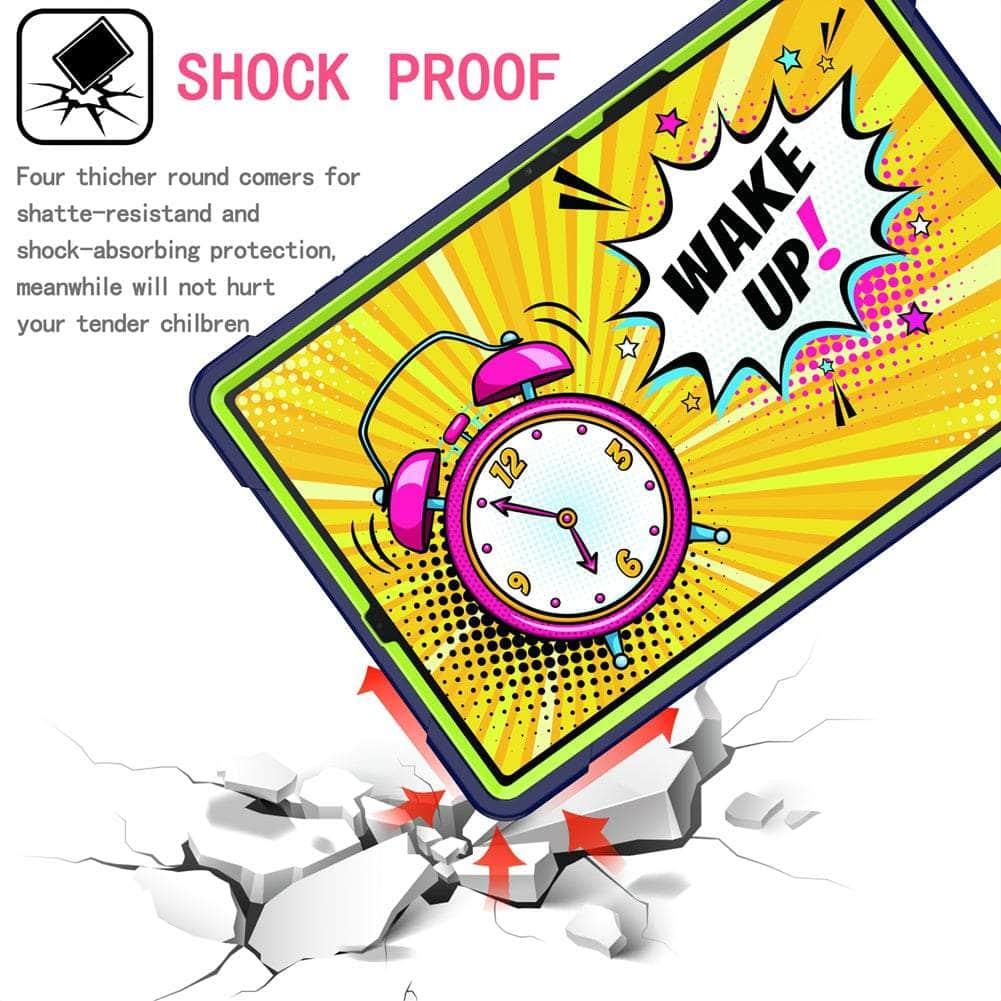 Samsung Galaxy Tab S8 Plus Shockproof Case with Adjustable Shoulder Strap - Durable Protection for Kids, Students & Travel | Perfect for School, Commuting & Outdoor Activities