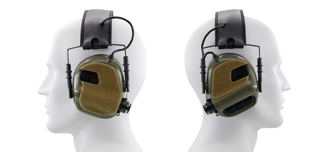 Opsmen Earmor M31 & M32 Hook & Loop Deck Set - Tactical Headset Accessory for Military, Shooting & Airsoft Use
