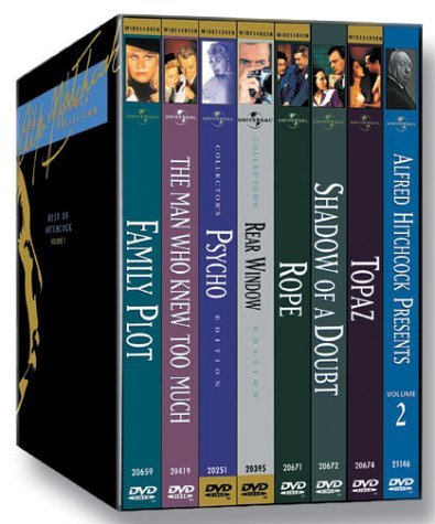 Best of Hitchcock Collection Volume 1 DVD Box Set - Classic Thriller Movies by Alfred Hitchcock - Perfect for Movie Nights & Hitchcock Fans