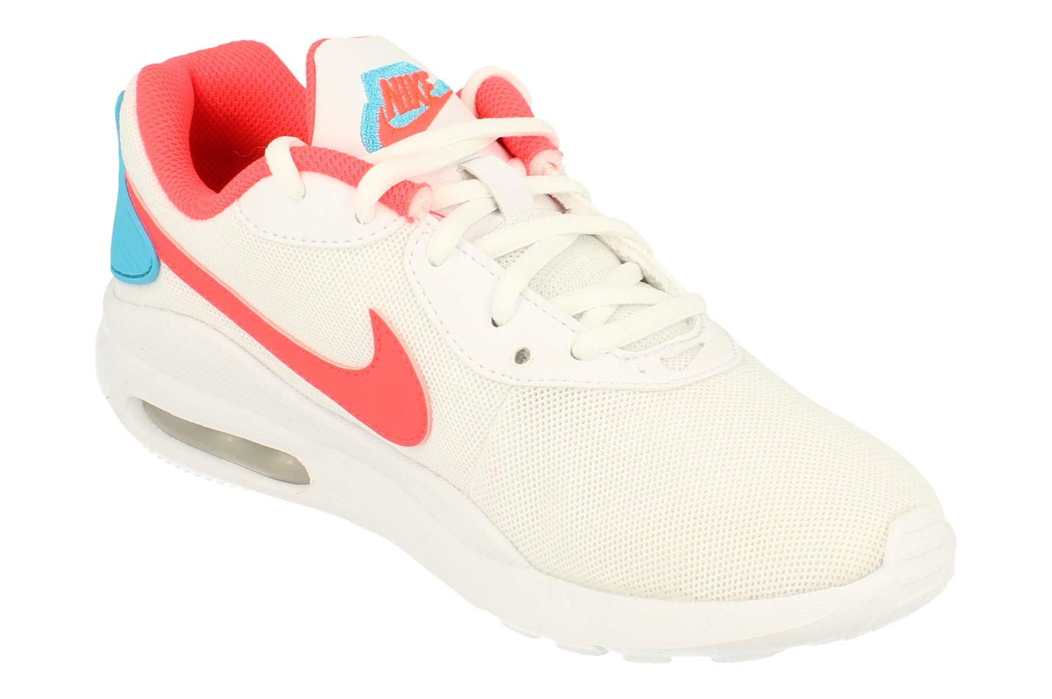 Nike Women's Air Max Oketo ES1 Running Shoes - Lightweight Athletic Sneakers for Women (Size US 5.5/UK 3/EU 36) - White Flash Crimson Blue Fury - Perfect for Jogging, Gym Workouts & Casual Wear