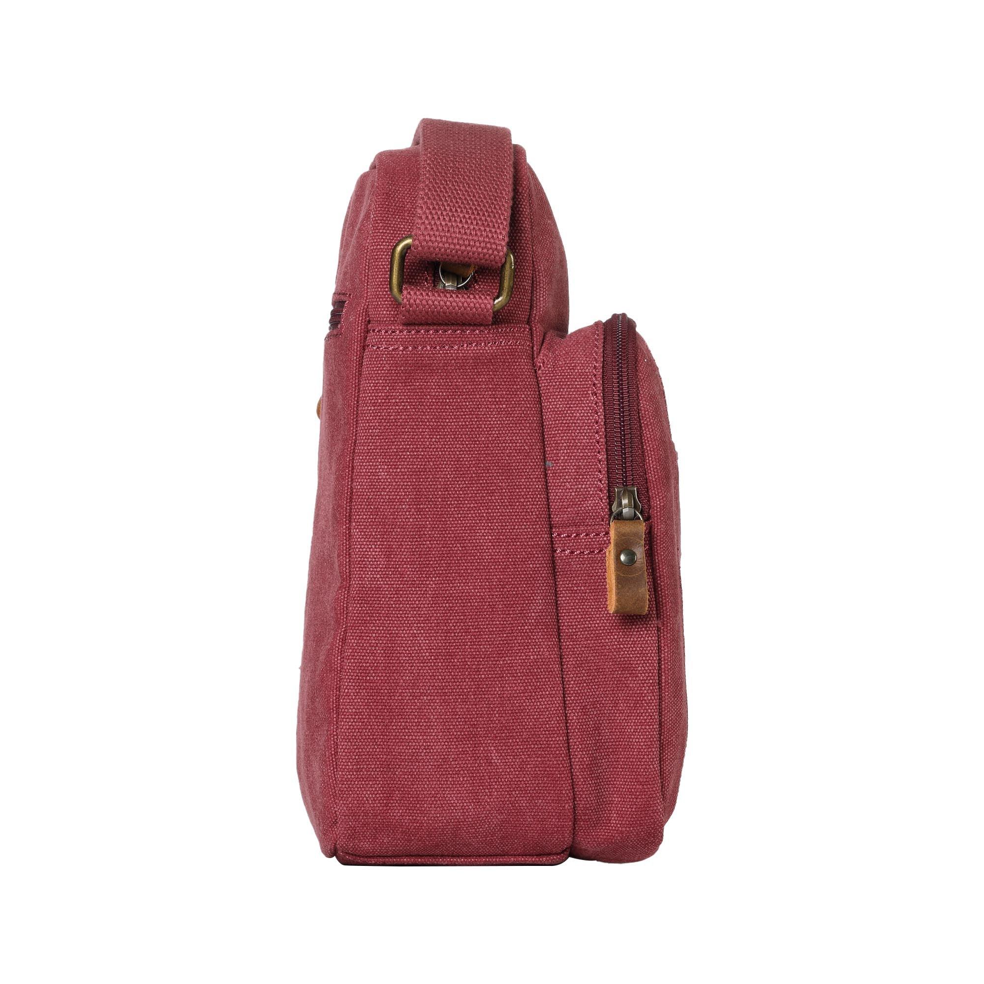 TRP0370 Troop London Classic Canvas Crossbody Bag for Men & Women - Stylish & Durable Everyday Shoulder Bag for Work, Travel & Casual Outings