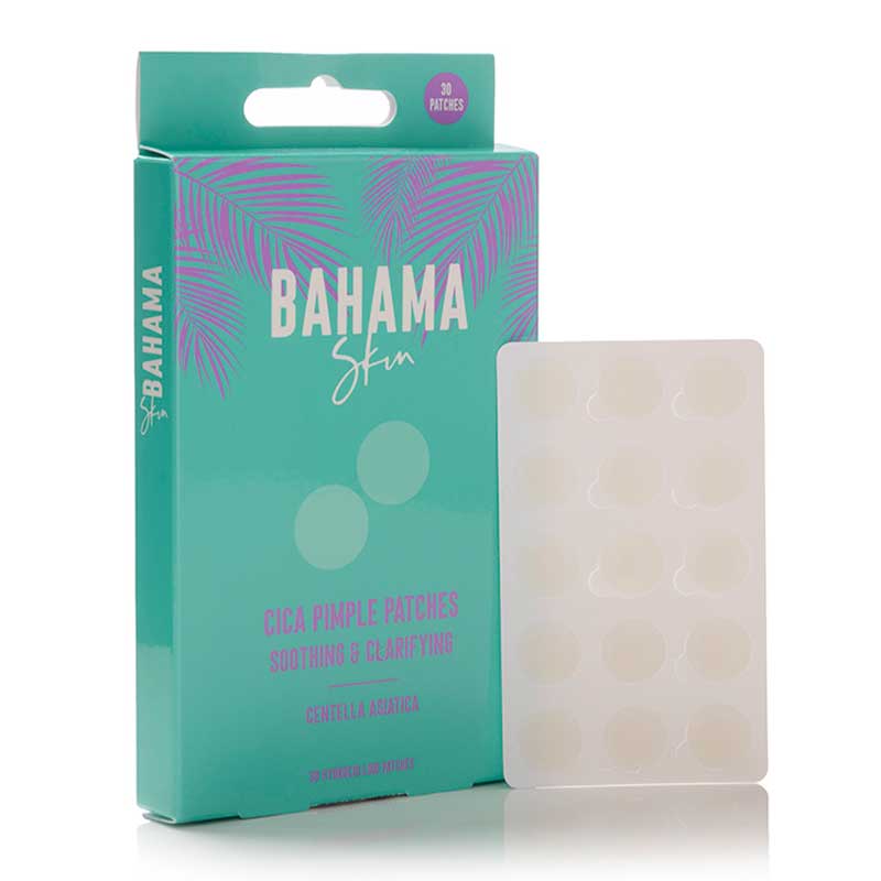 Bahama Skin Pimple Patches - Acne Spot Treatment for Face & Body - Hydrocolloid Blemish Cover - Clear Skin Care Solution for Overnight Healing - Perfect for Teens & Adults