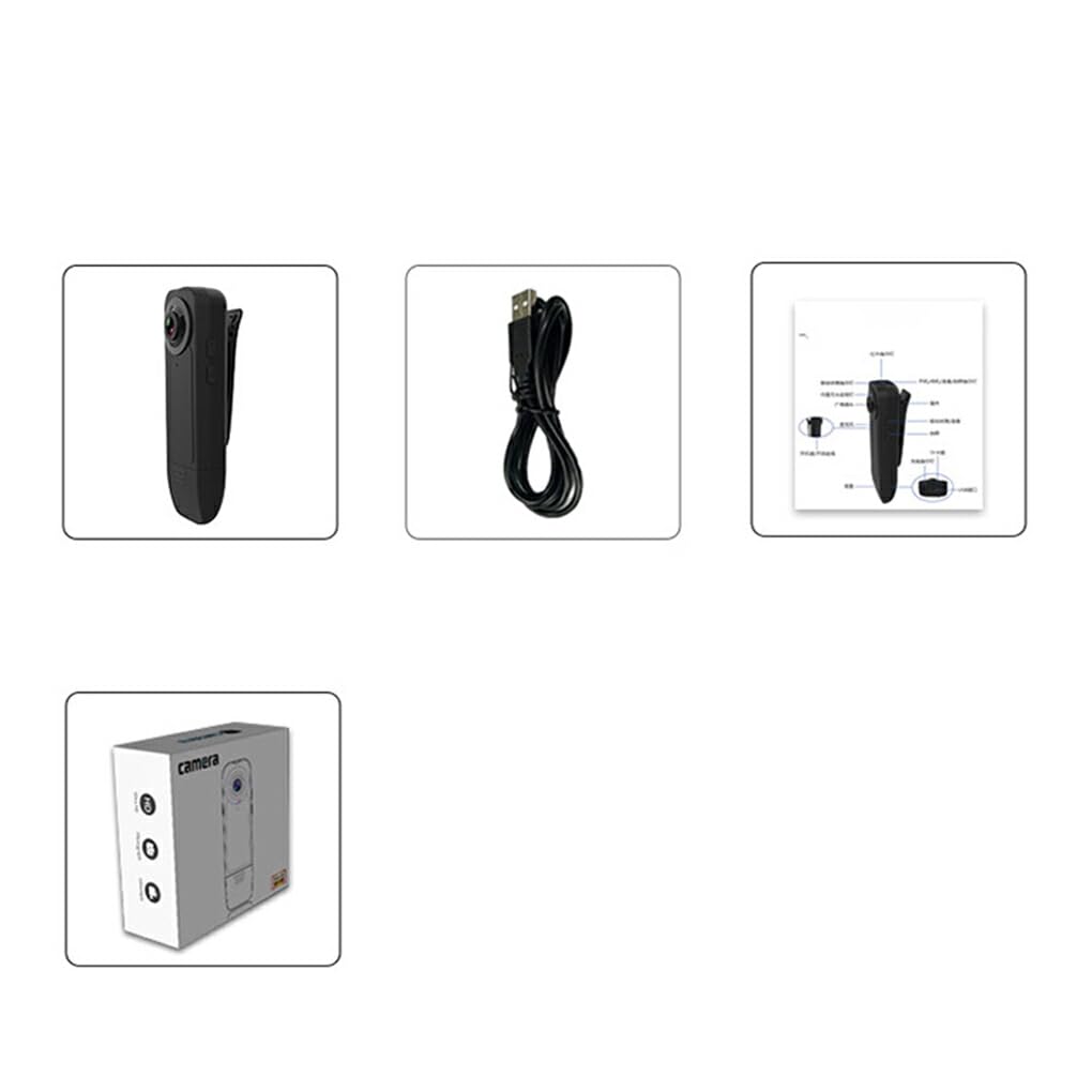 TWCRVIL Mini Body Camera HD 1080P/4K Video Recorder with Night Vision - Waterproof Sports Action Camera & Voice Recorder for Security, Police, Outdoor Adventures, and Evidence Recording