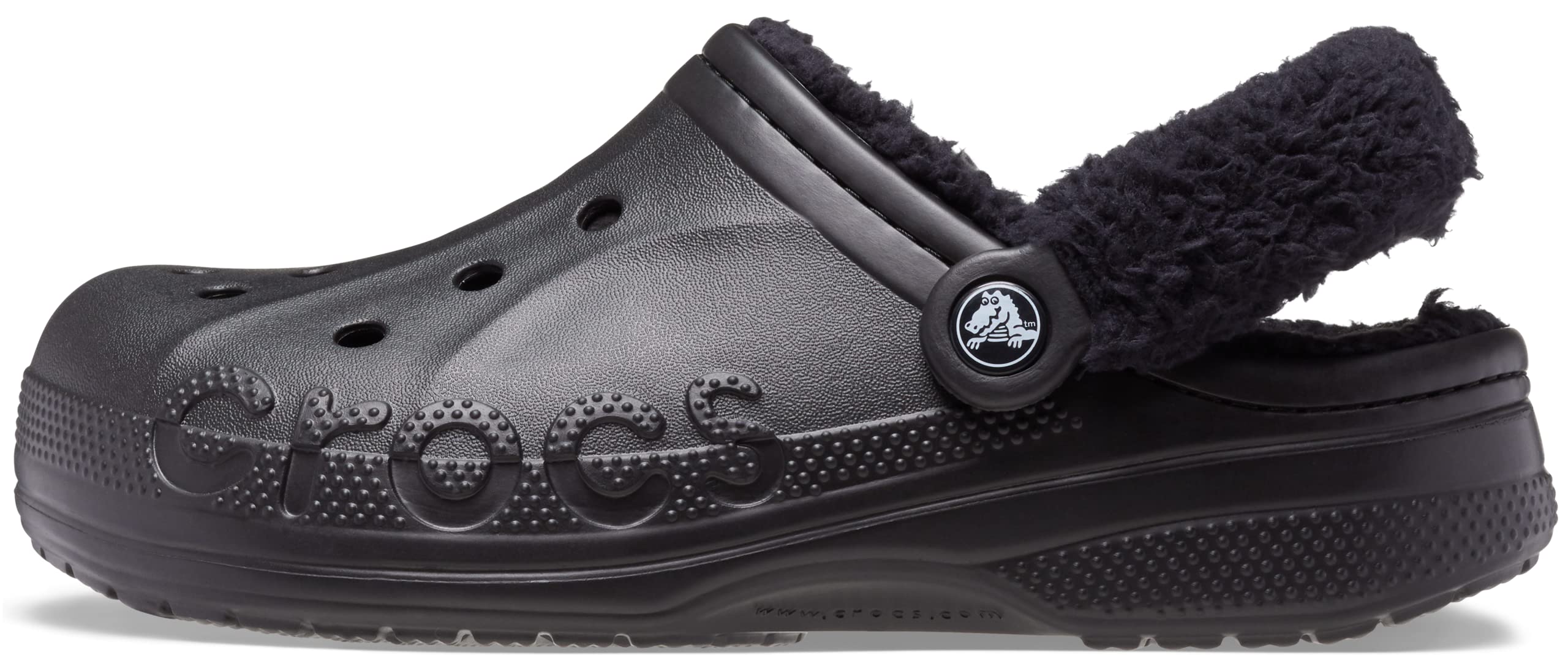 Crocs Unisex-Adult Baya Lined Fuzz Strap Clogs - Warm & Comfortable Winter Shoes for Men & Women - Perfect for Indoor, Outdoor & Casual Wear