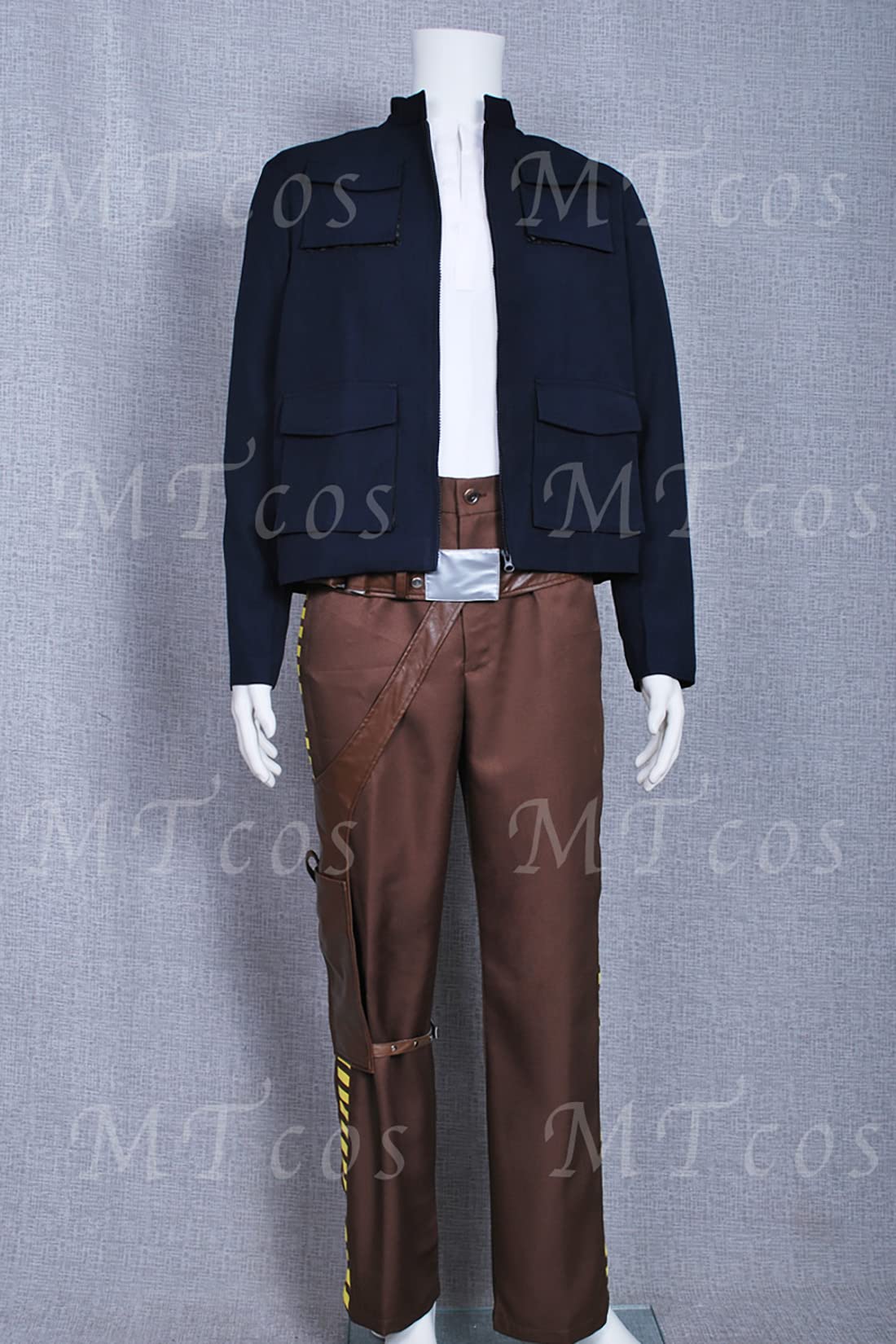 Star Wars Han Solo Deluxe Adult Cosplay Costume - The Empire Strikes Back Full Set Outfit for Halloween, Comic Con & Movie Themed Parties
