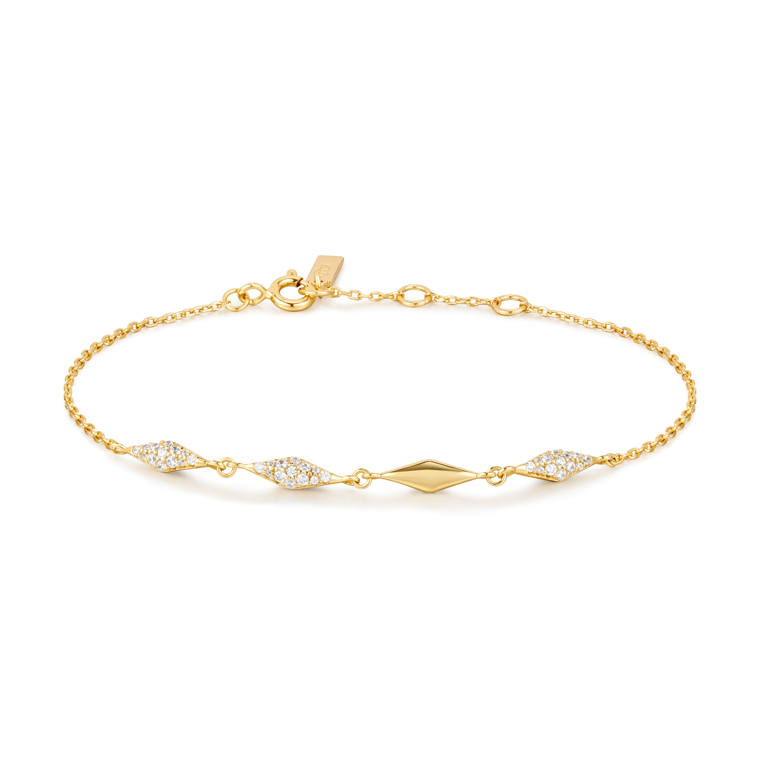 14K Gold Multi Sparkle Bracelet for Women - Elegant Stackable Jewelry for Parties, Weddings & Everyday Wear