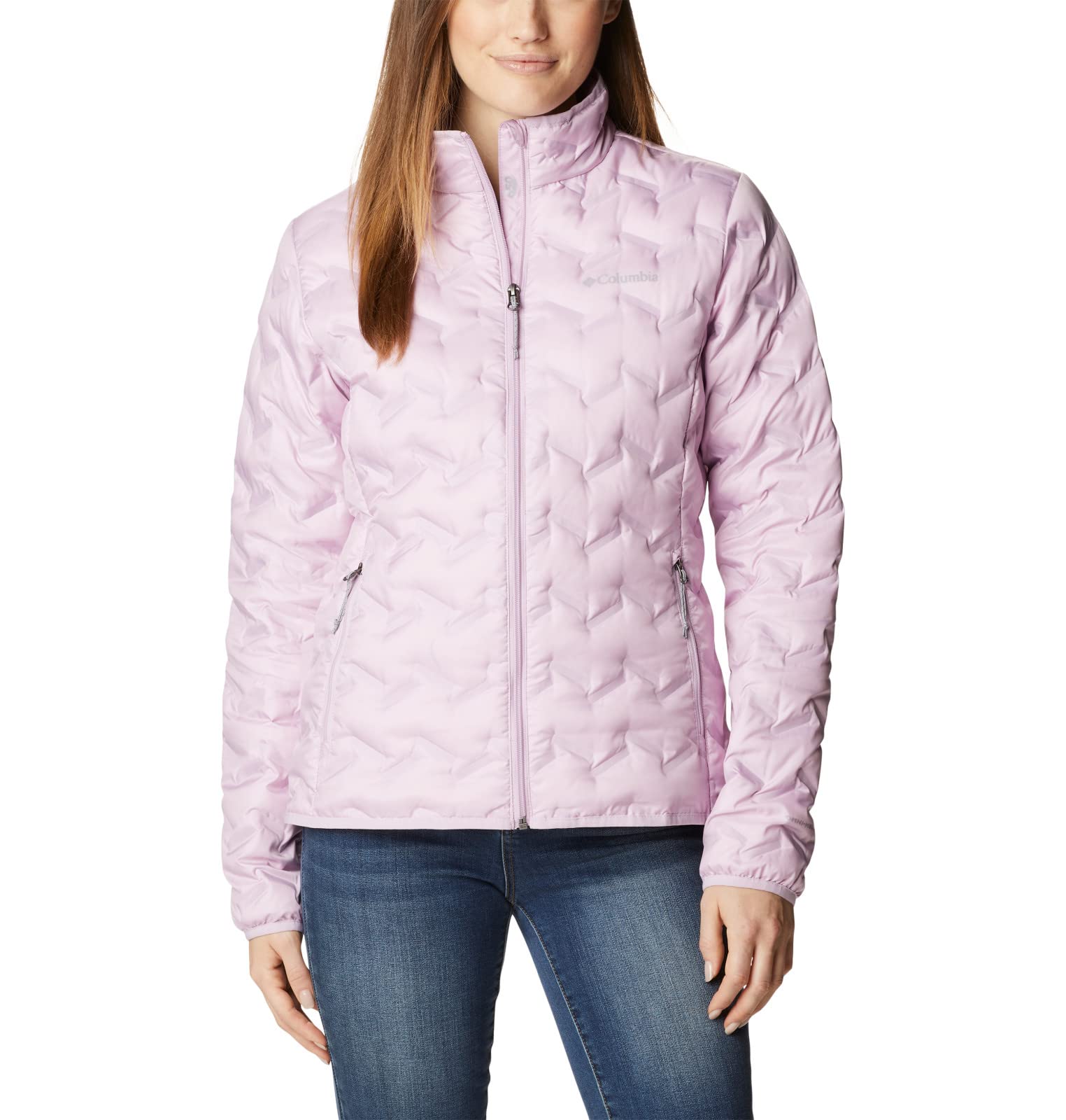 Columbia Women's Delta Ridge Down Jacket - Lightweight Water-Resistant Winter Coat for Hiking & Outdoor Activities
