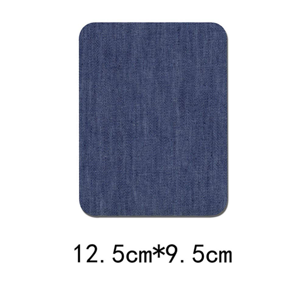 10pcs Denim Iron-On Patches for Jeans Repair - DIY Denim Reinforcement for Holes & Rips - Perfect for Denim Jackets, Pants & DIY Crafts