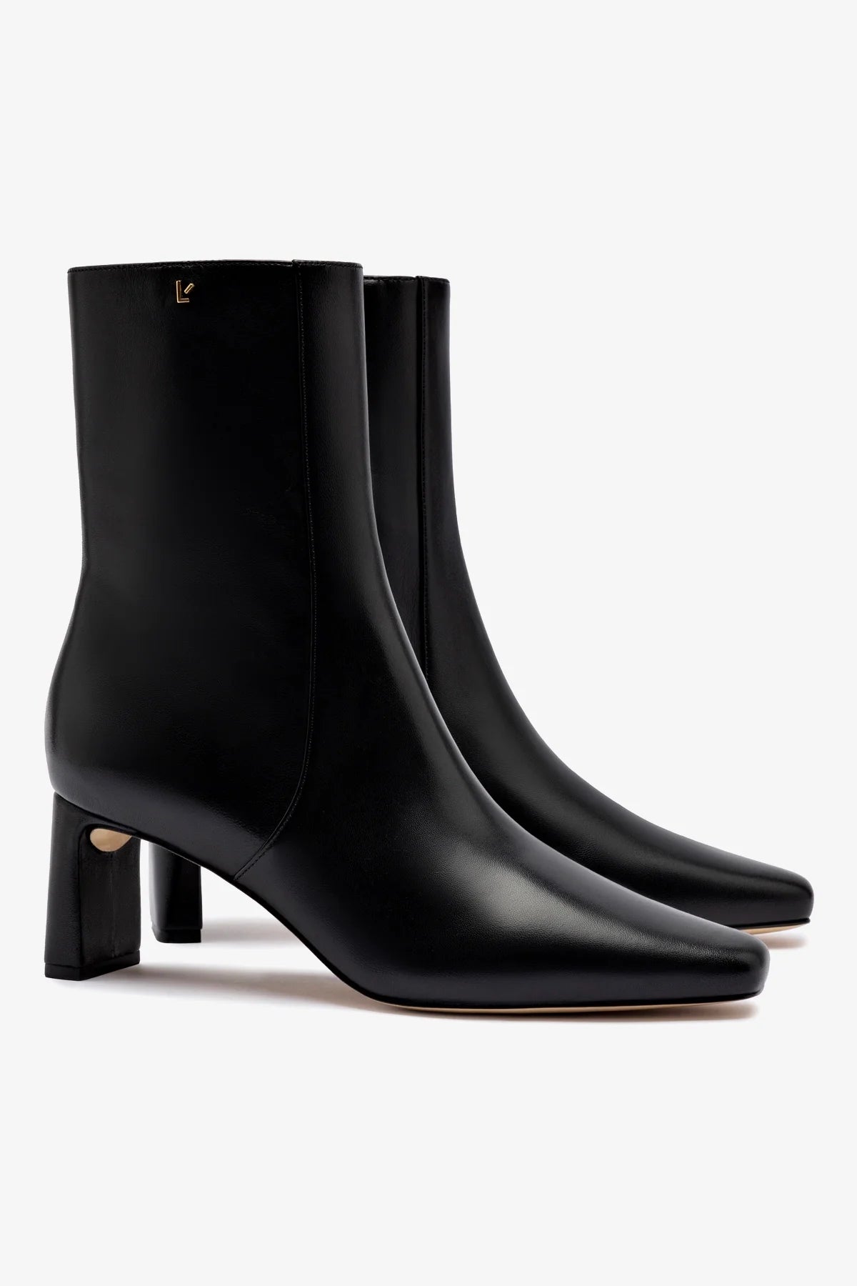 Alexis Black Leather Bootie - Stylish Women's Ankle Boots for Fall & Winter | Perfect for Office, Casual Outfits & Night Out